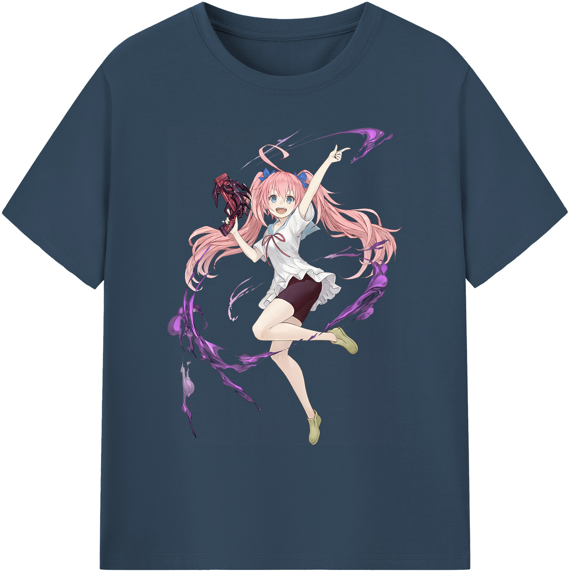 （画像用） 転スラ Regarding Reincarnated to Slime 綿100％ メンズ半袖Tシャツ｜肌触りやわらか＆通気性
