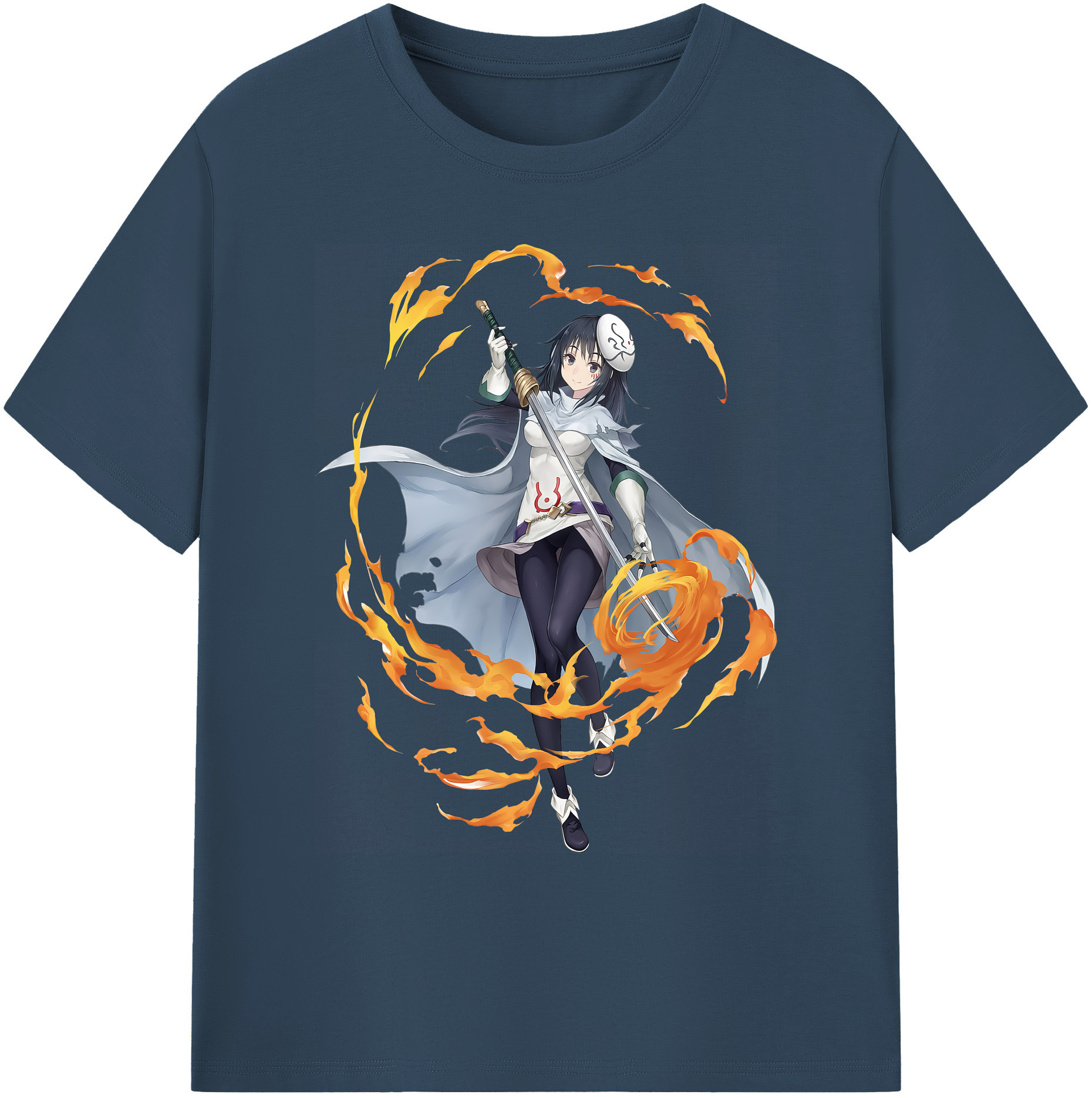 （画像用） 転スラ Regarding Reincarnated to Slime 綿100％ メンズ半袖Tシャツ｜肌触りやわらか＆通気性