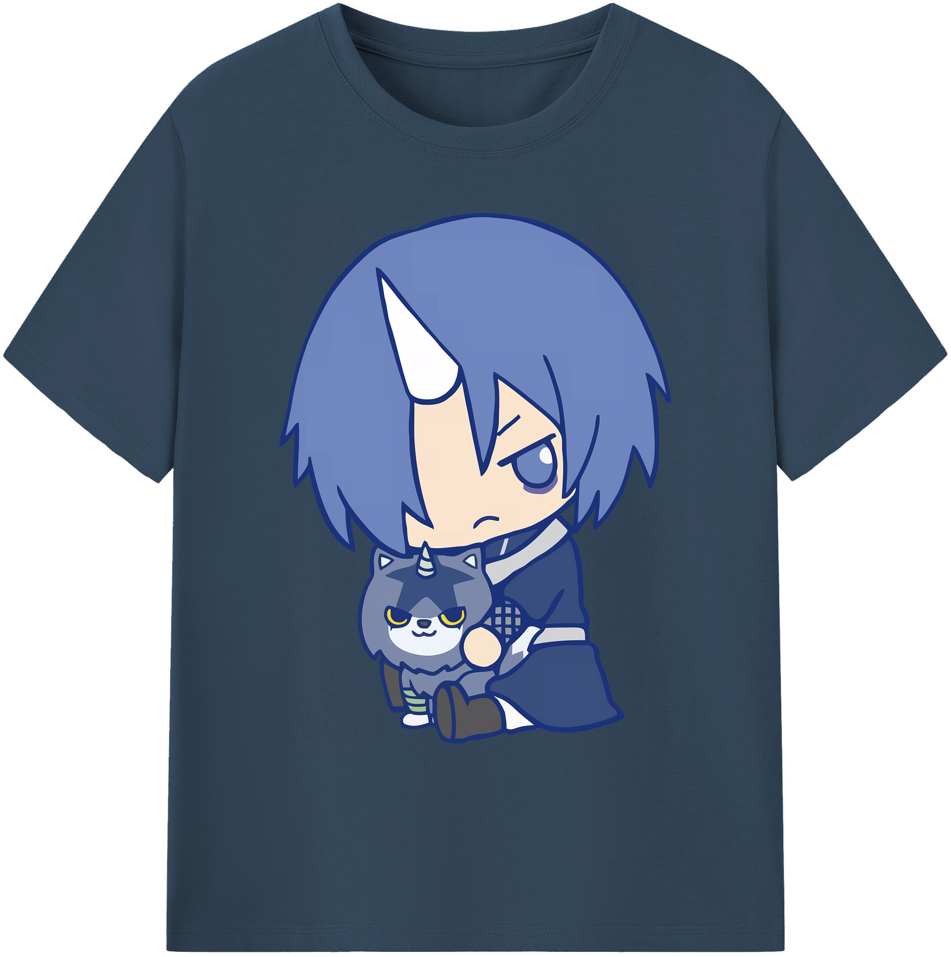 （画像用） 転スラ Regarding Reincarnated to Slime 綿100％ メンズ半袖Tシャツ｜肌触りやわらか＆通気性