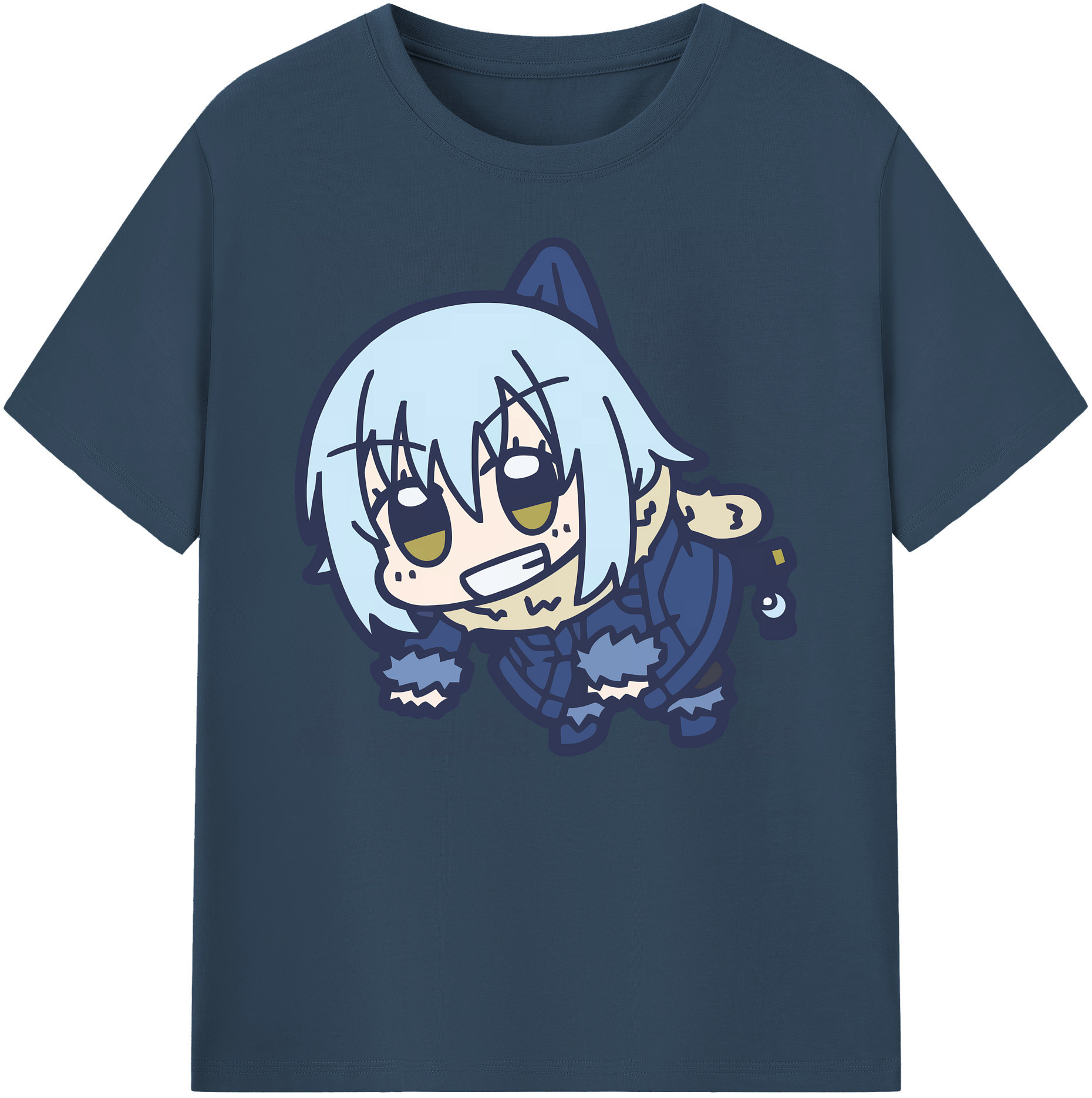 （画像用） 転スラ Regarding Reincarnated to Slime 綿100％ メンズ半袖Tシャツ｜肌触りやわらか＆通気性