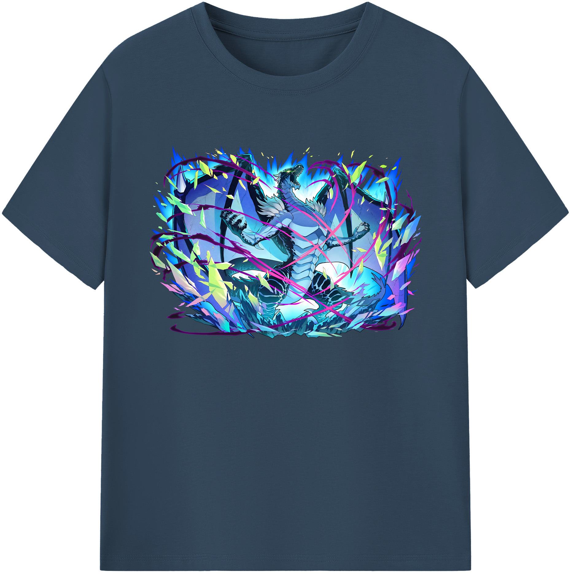 （画像用） 転スラ Regarding Reincarnated to Slime 綿100％ メンズ半袖Tシャツ｜肌触りやわらか＆通気性