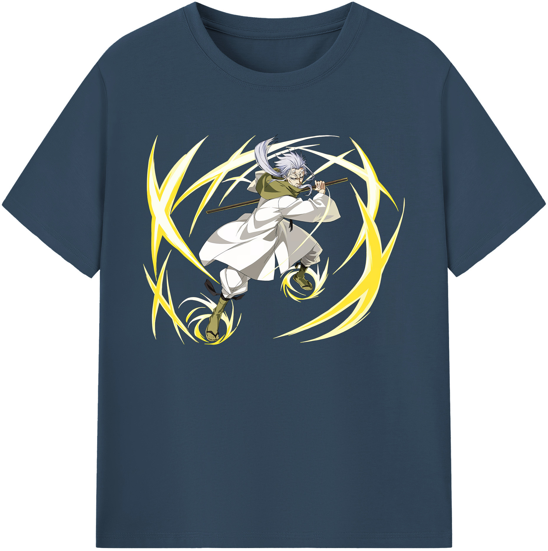（画像用） 転スラ Regarding Reincarnated to Slime 綿100％ メンズ半袖Tシャツ｜肌触りやわらか＆通気性