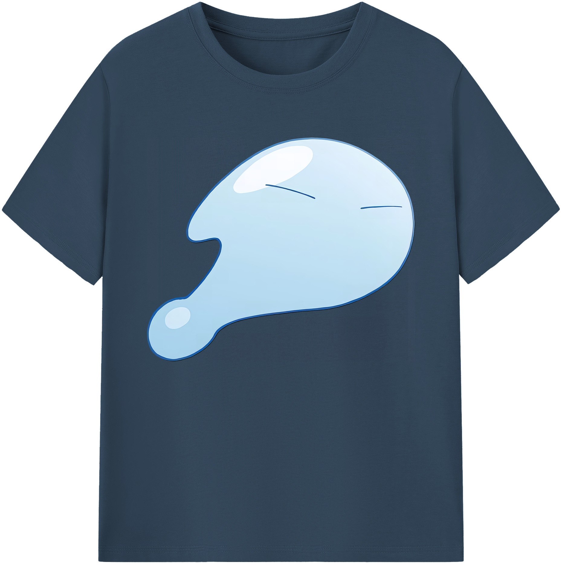 （画像用） 転スラ Regarding Reincarnated to Slime 綿100％ メンズ半袖Tシャツ｜肌触りやわらか＆通気性