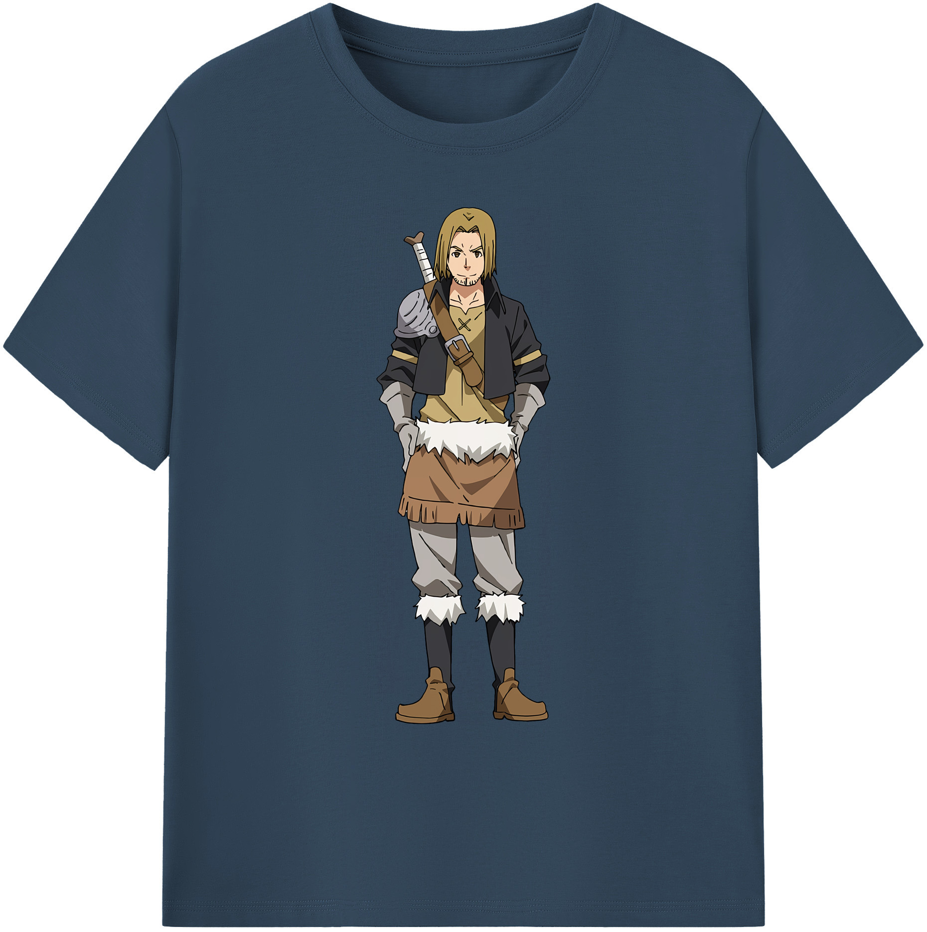 （画像用） 転スラ Regarding Reincarnated to Slime 綿100％ メンズ半袖Tシャツ｜肌触りやわらか＆通気性