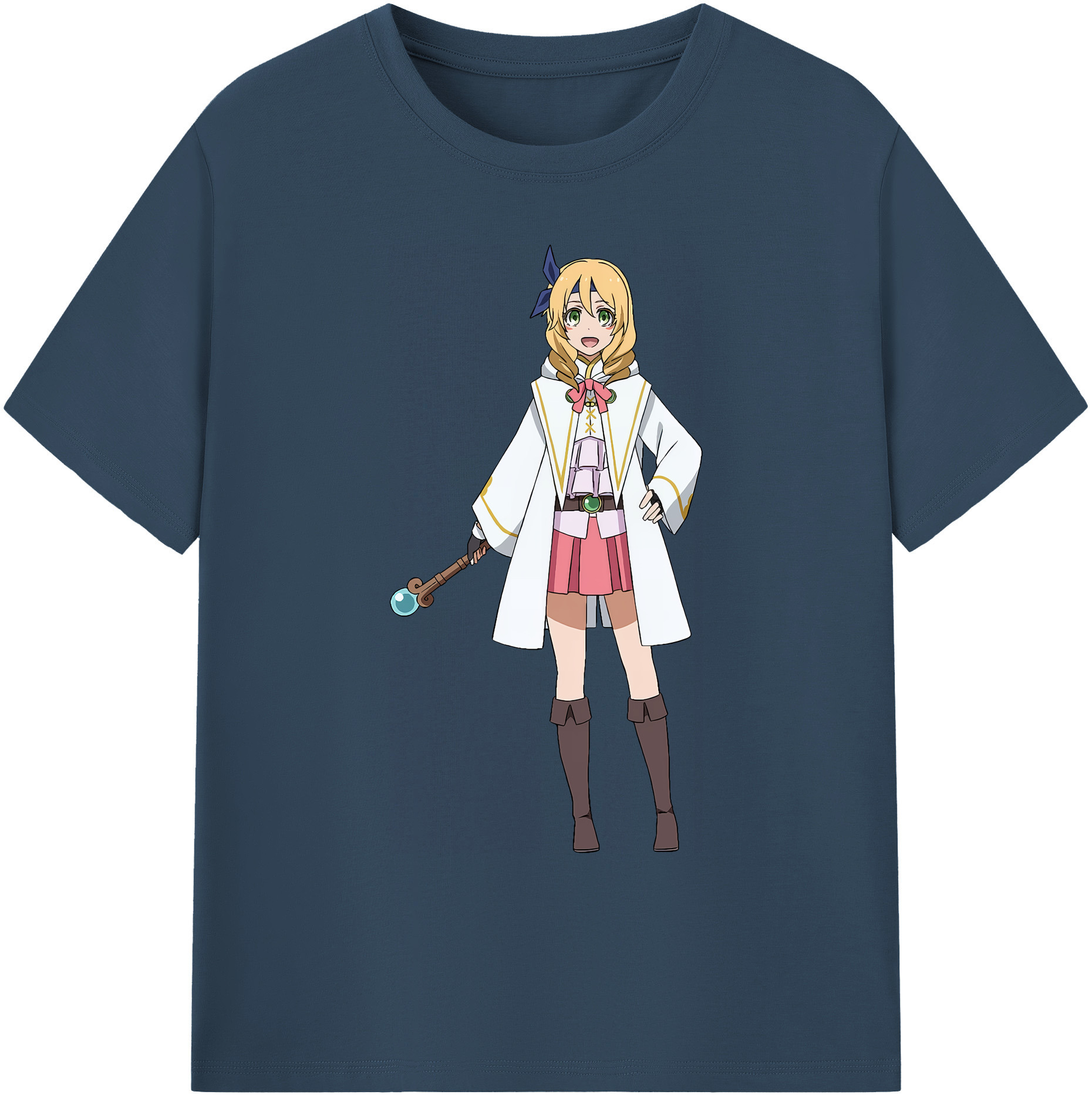 （画像用） 転スラ Regarding Reincarnated to Slime 綿100％ メンズ半袖Tシャツ｜肌触りやわらか＆通気性