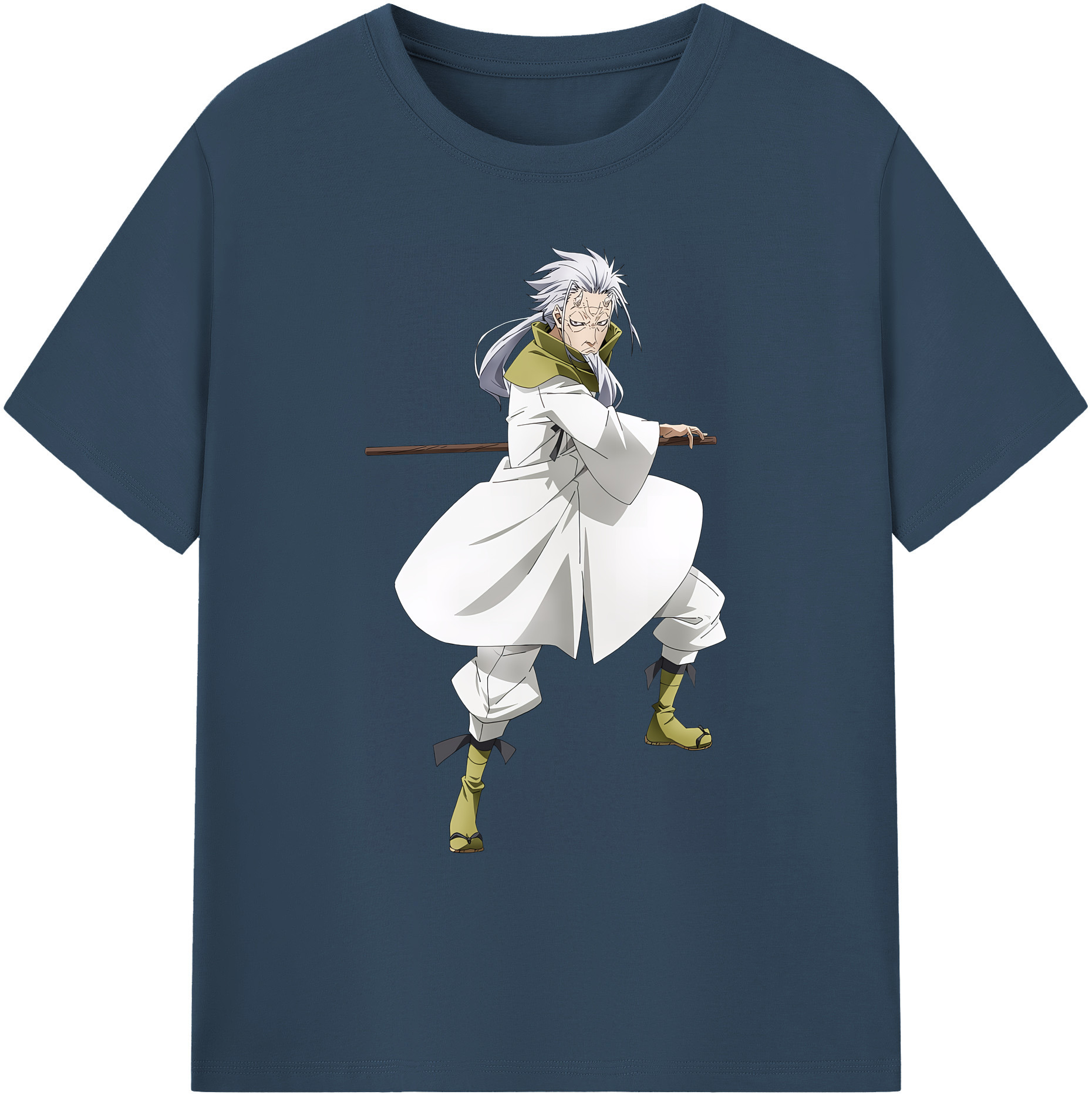 （画像用） 転スラ Regarding Reincarnated to Slime 綿100％ メンズ半袖Tシャツ｜肌触りやわらか＆通気性