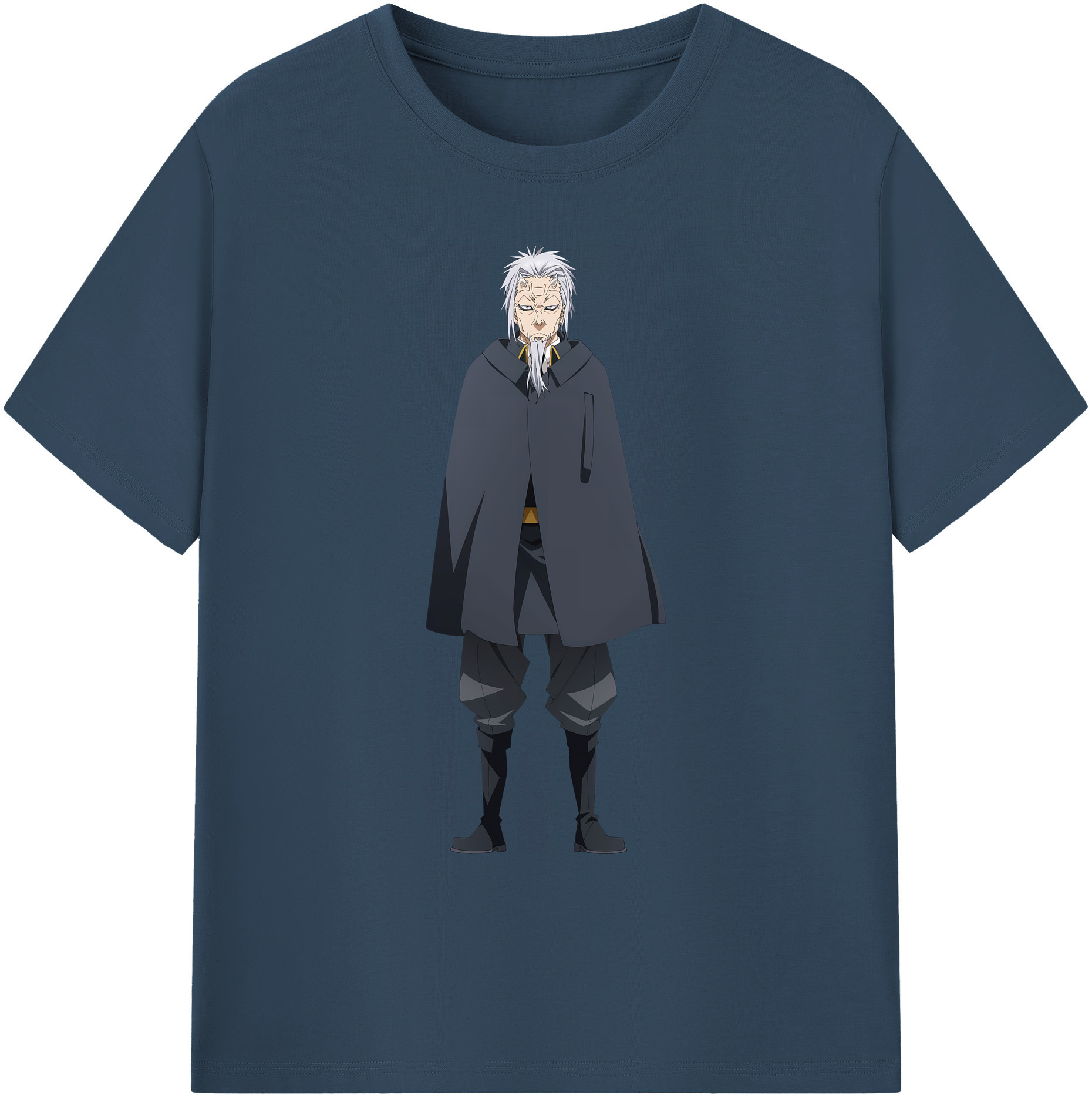 （画像用） 転スラ Regarding Reincarnated to Slime 綿100％ メンズ半袖Tシャツ｜肌触りやわらか＆通気性