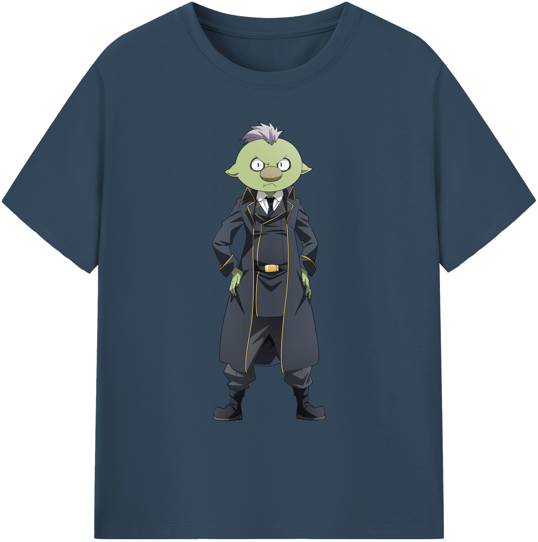 （画像用） 転スラ Regarding Reincarnated to Slime 綿100％ メンズ半袖Tシャツ｜肌触りやわらか＆通気性