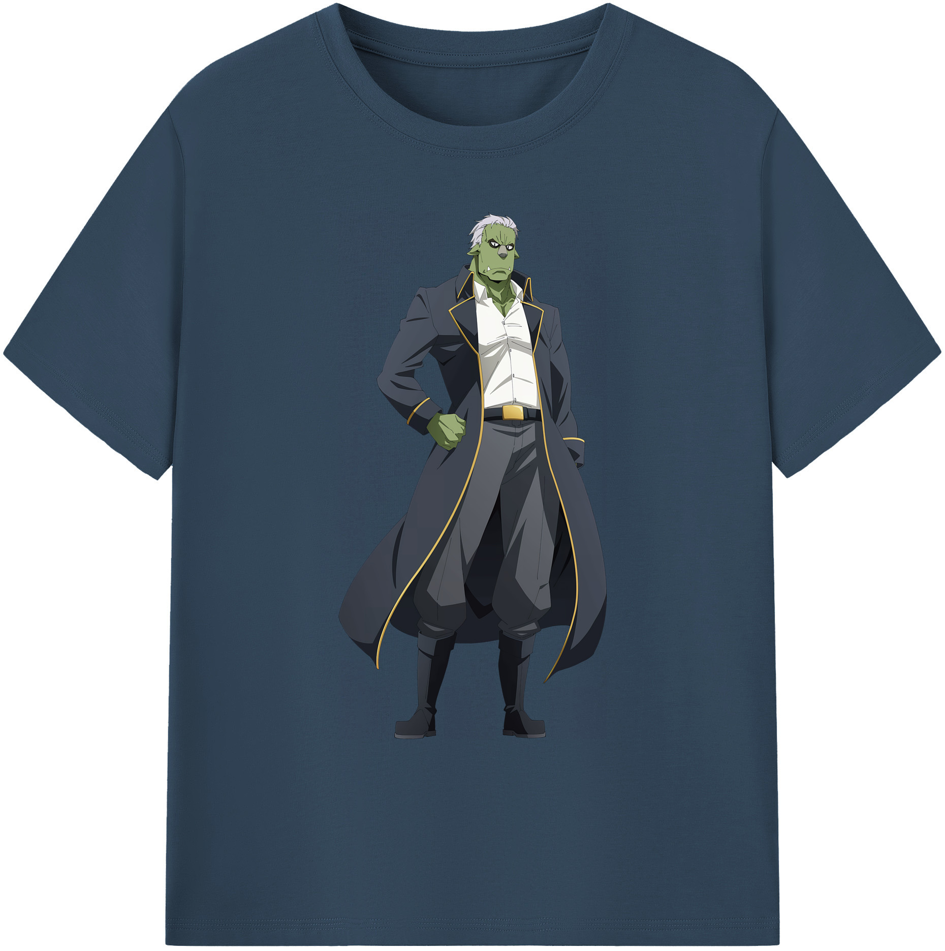 （画像用） 転スラ Regarding Reincarnated to Slime 綿100％ メンズ半袖Tシャツ｜肌触りやわらか＆通気性