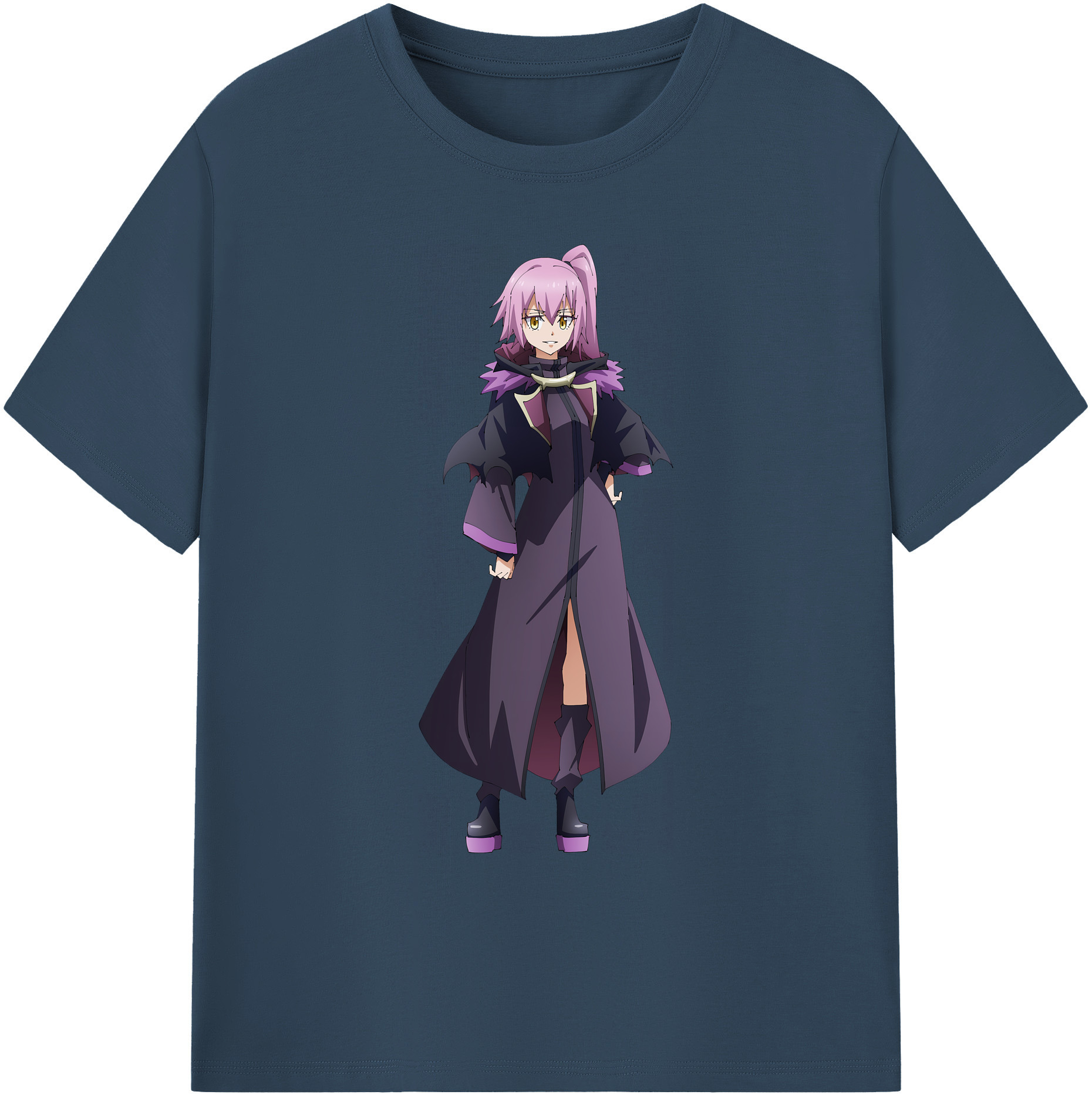 （画像用） 転スラ Regarding Reincarnated to Slime 綿100％ メンズ半袖Tシャツ｜肌触りやわらか＆通気性