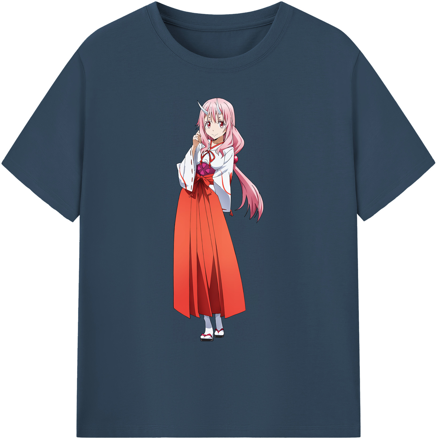 （画像用） 転スラ Regarding Reincarnated to Slime 綿100％ メンズ半袖Tシャツ｜肌触りやわらか＆通気性