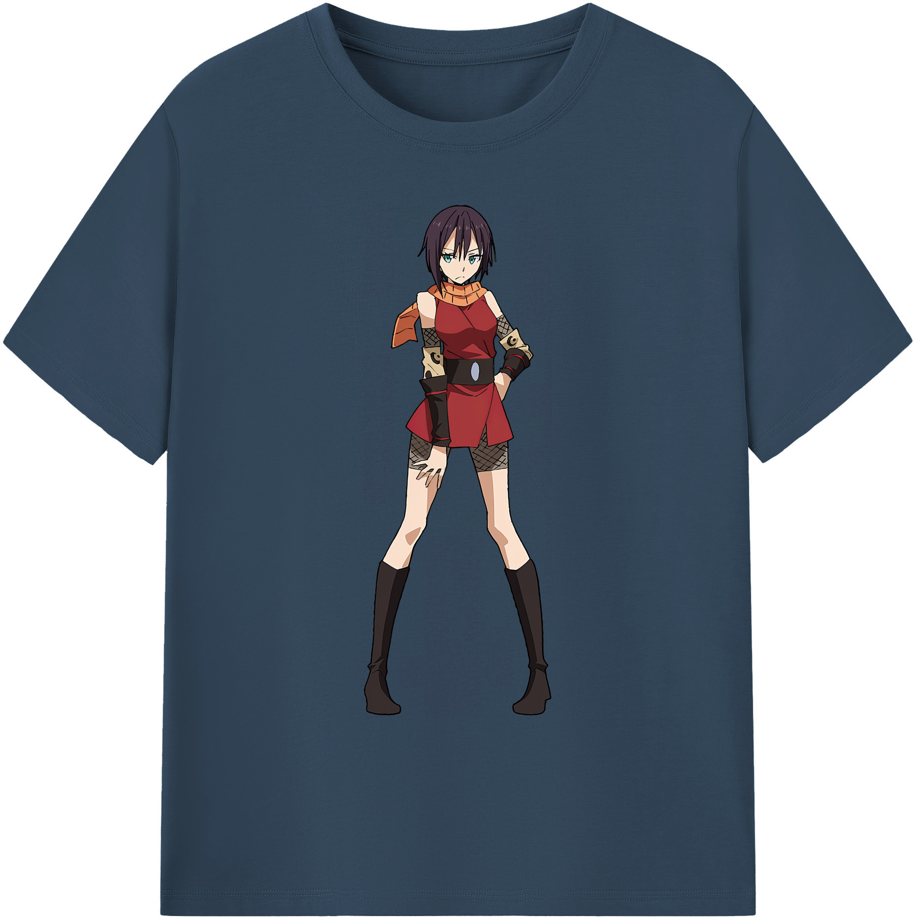 （画像用） 転スラ Regarding Reincarnated to Slime 綿100％ メンズ半袖Tシャツ｜肌触りやわらか＆通気性
