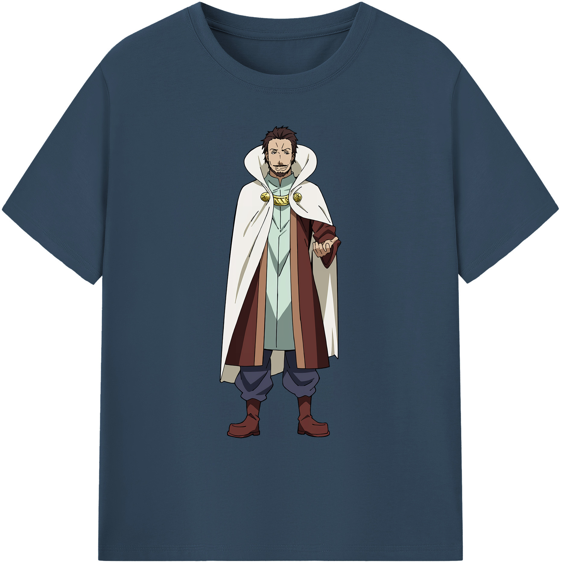 （画像用） 転スラ Regarding Reincarnated to Slime 綿100％ メンズ半袖Tシャツ｜肌触りやわらか＆通気性