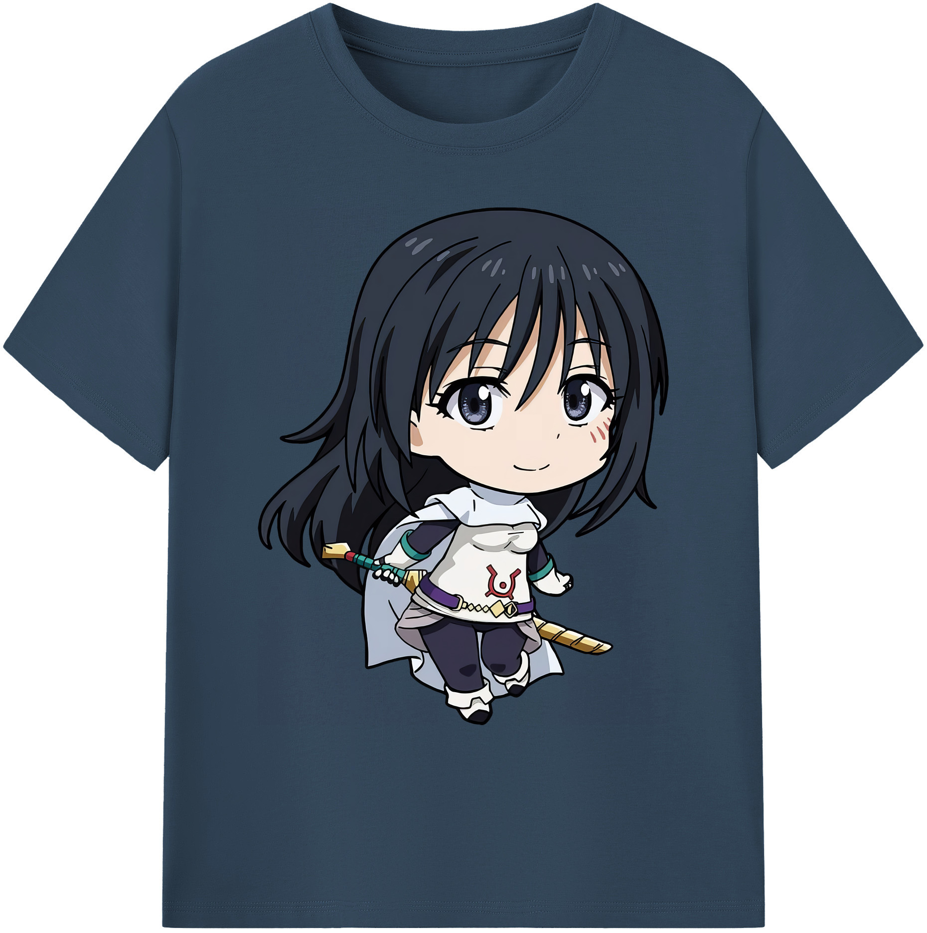 （画像用） 転スラ Regarding Reincarnated to Slime 綿100％ メンズ半袖Tシャツ｜肌触りやわらか＆通気性