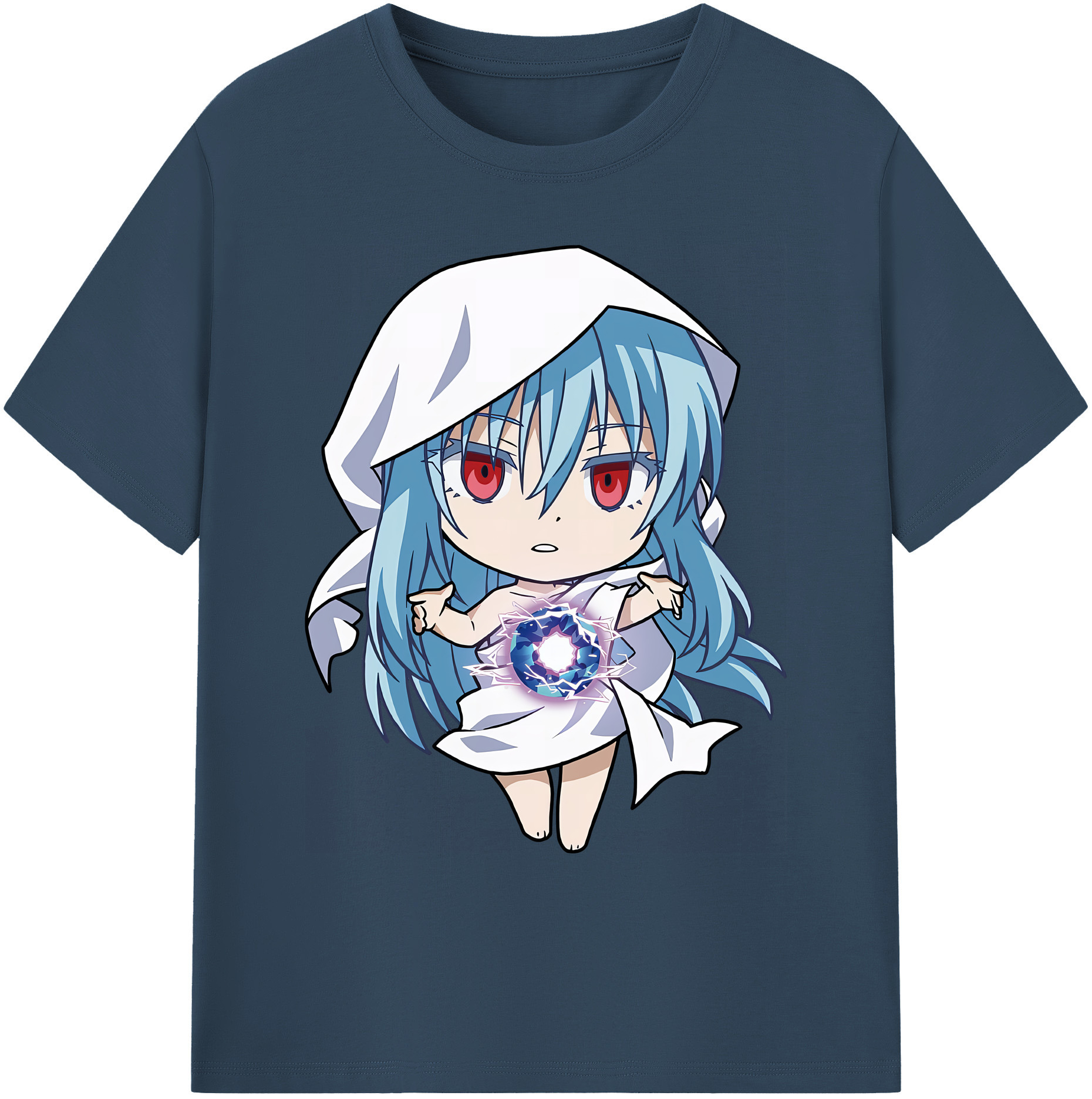 （画像用） 転スラ Regarding Reincarnated to Slime 綿100％ メンズ半袖Tシャツ｜肌触りやわらか＆通気性