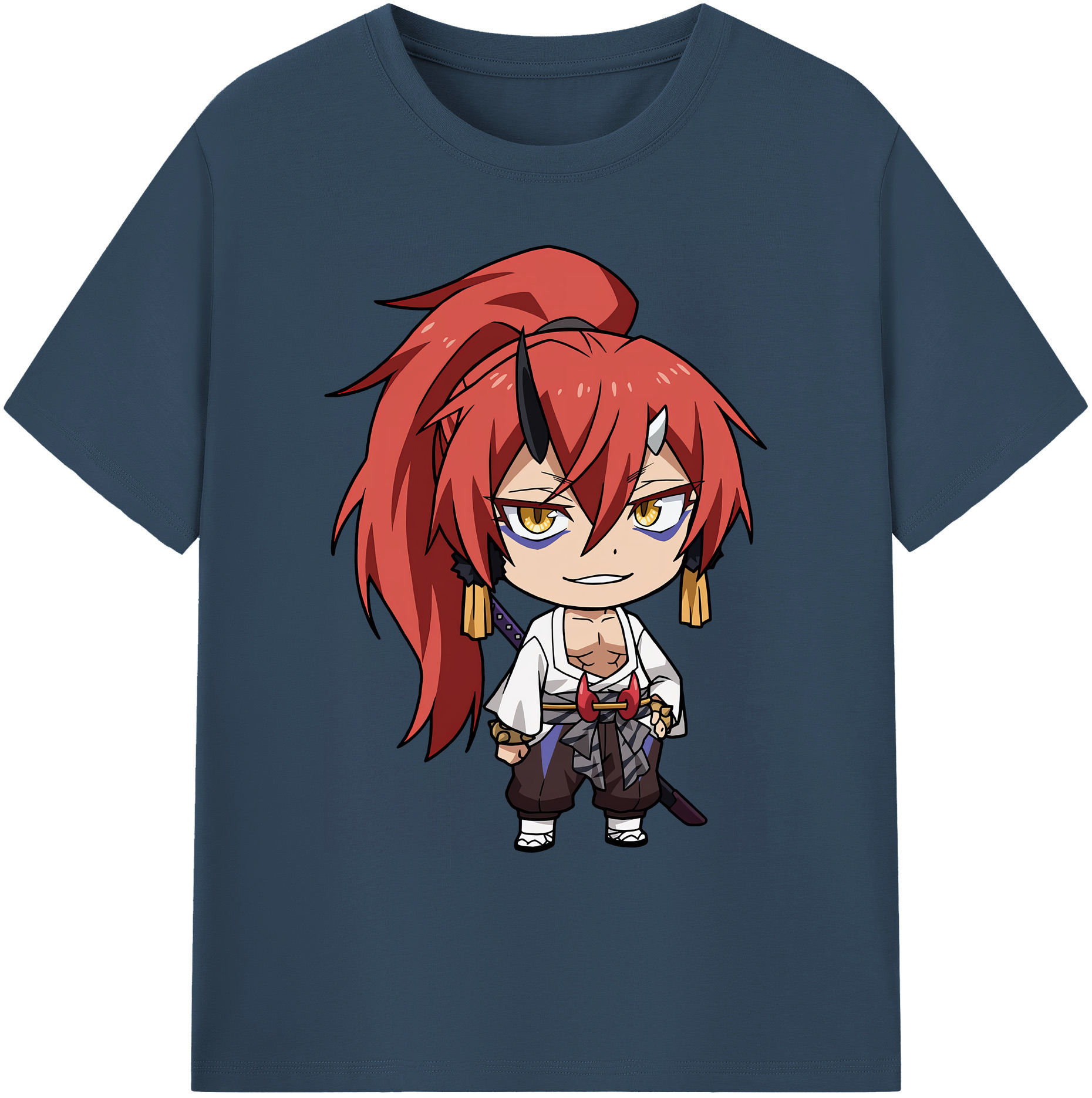 （画像用） 転スラ Regarding Reincarnated to Slime 綿100％ メンズ半袖Tシャツ｜肌触りやわらか＆通気性