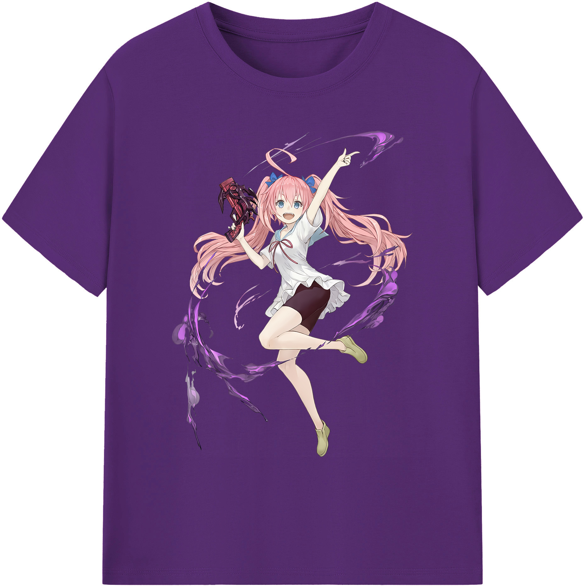 （画像用） 転スラ Regarding Reincarnated to Slime 綿100％ メンズ半袖Tシャツ｜肌触りやわらか＆通気性