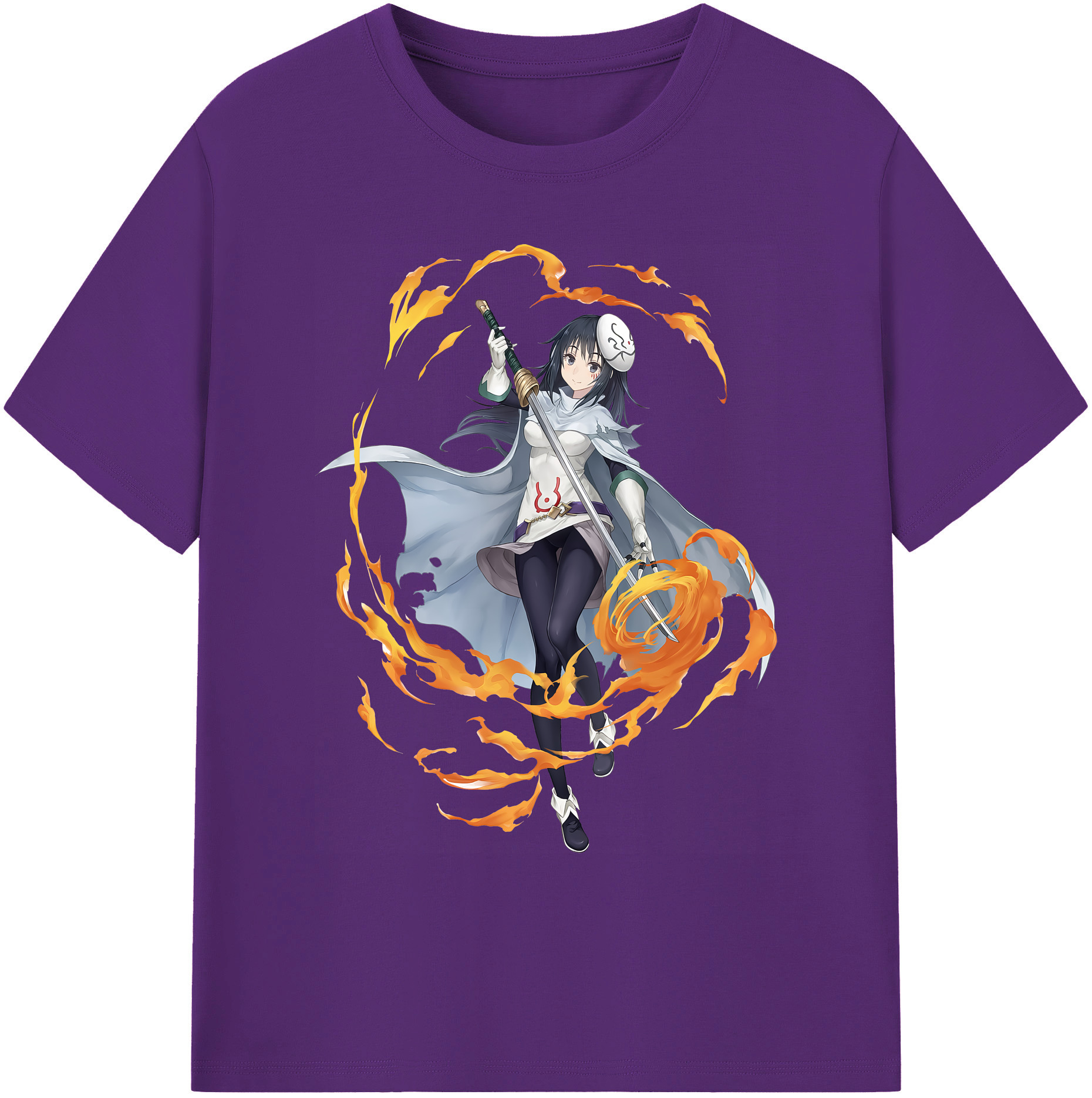 （画像用） 転スラ Regarding Reincarnated to Slime 綿100％ メンズ半袖Tシャツ｜肌触りやわらか＆通気性