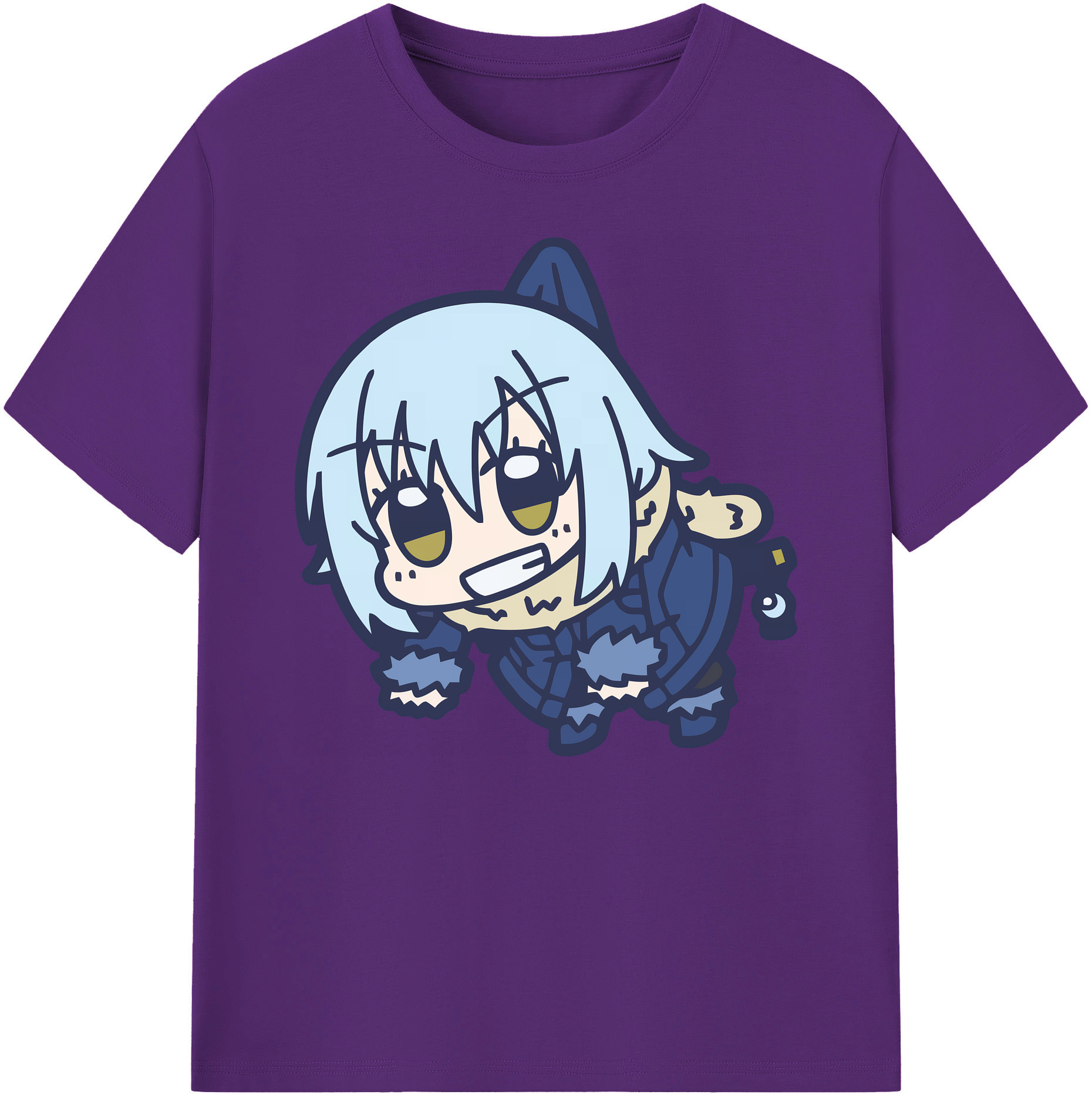 （画像用） 転スラ Regarding Reincarnated to Slime 綿100％ メンズ半袖Tシャツ｜肌触りやわらか＆通気性
