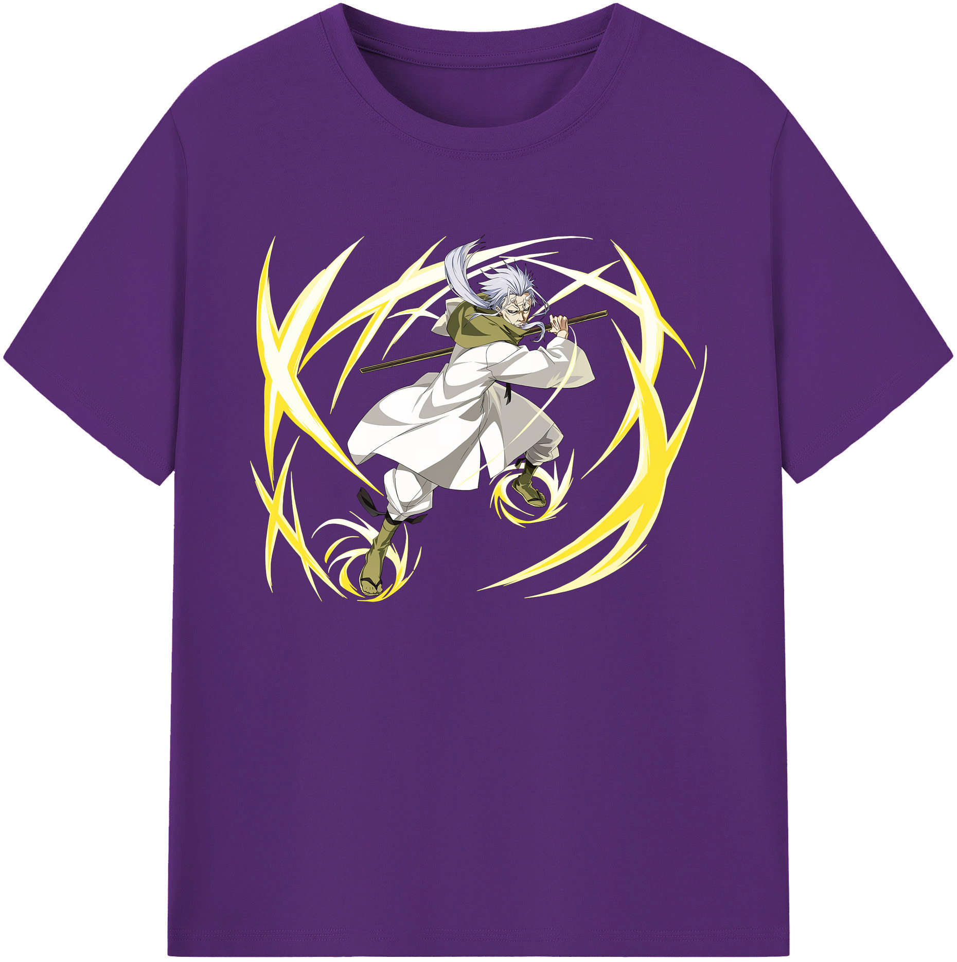 （画像用） 転スラ Regarding Reincarnated to Slime 綿100％ メンズ半袖Tシャツ｜肌触りやわらか＆通気性