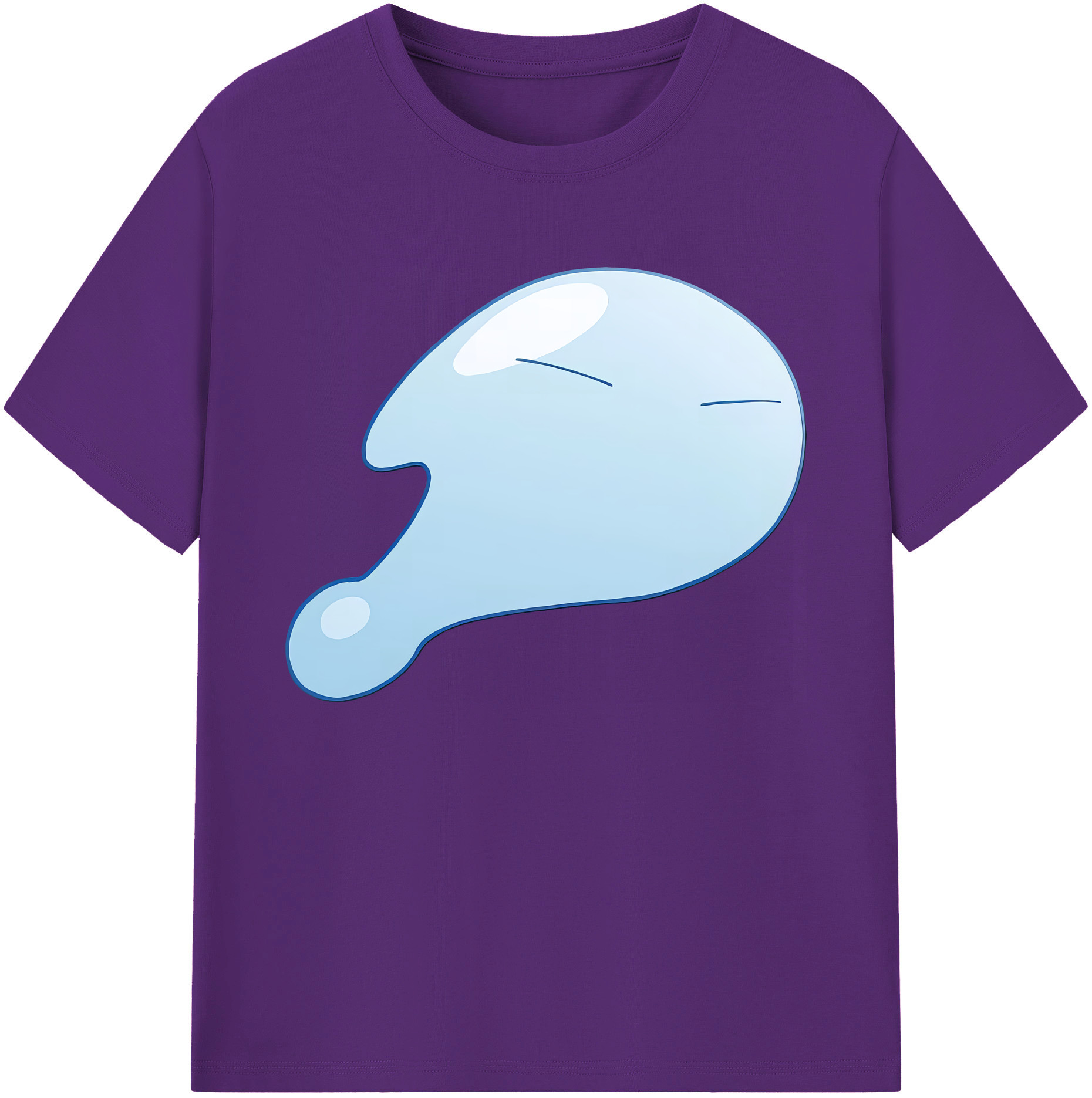 （画像用） 転スラ Regarding Reincarnated to Slime 綿100％ メンズ半袖Tシャツ｜肌触りやわらか＆通気性