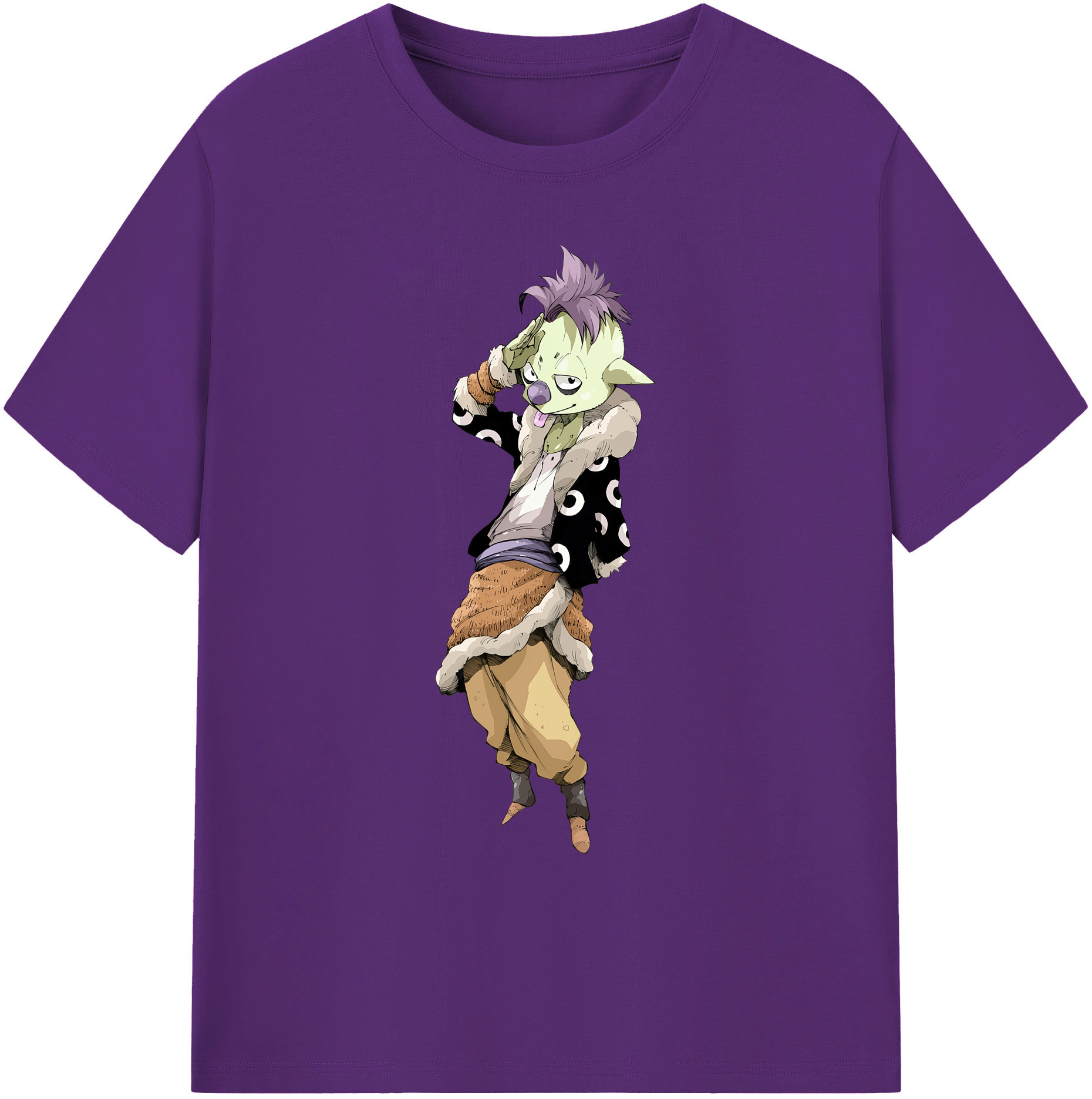 （画像用） 転スラ Regarding Reincarnated to Slime 綿100％ メンズ半袖Tシャツ｜肌触りやわらか＆通気性