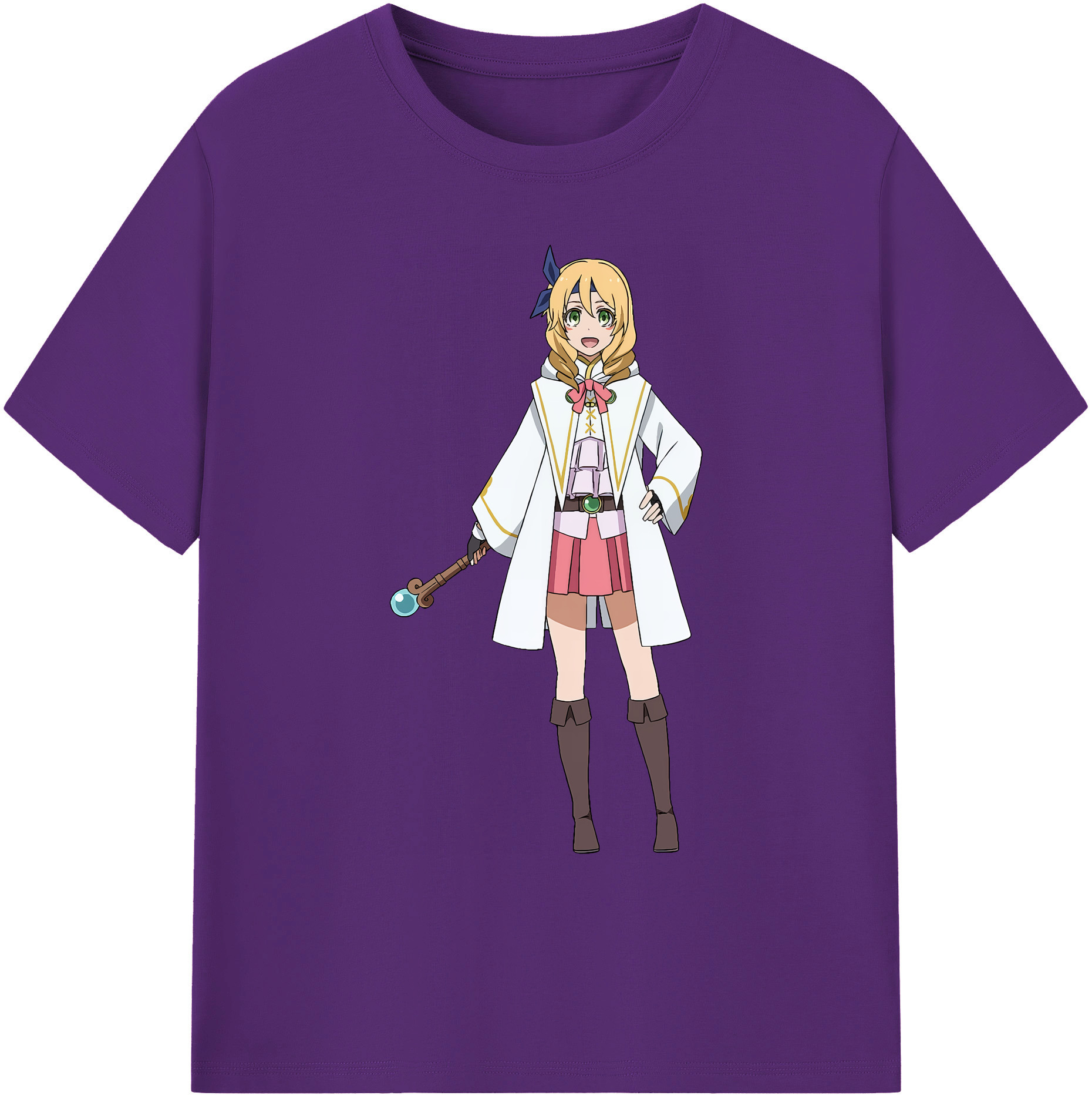 （画像用） 転スラ Regarding Reincarnated to Slime 綿100％ メンズ半袖Tシャツ｜肌触りやわらか＆通気性