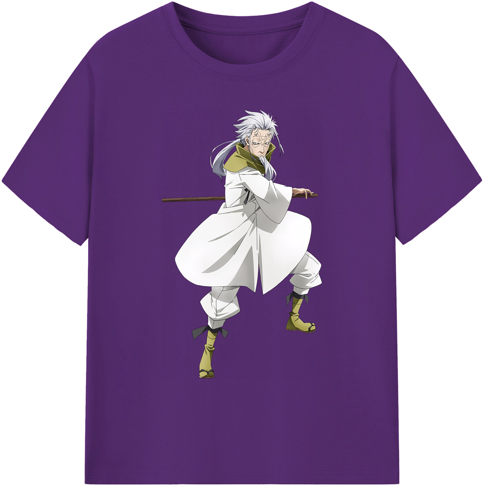 （画像用） 転スラ Regarding Reincarnated to Slime 綿100％ メンズ半袖Tシャツ｜肌触りやわらか＆通気性