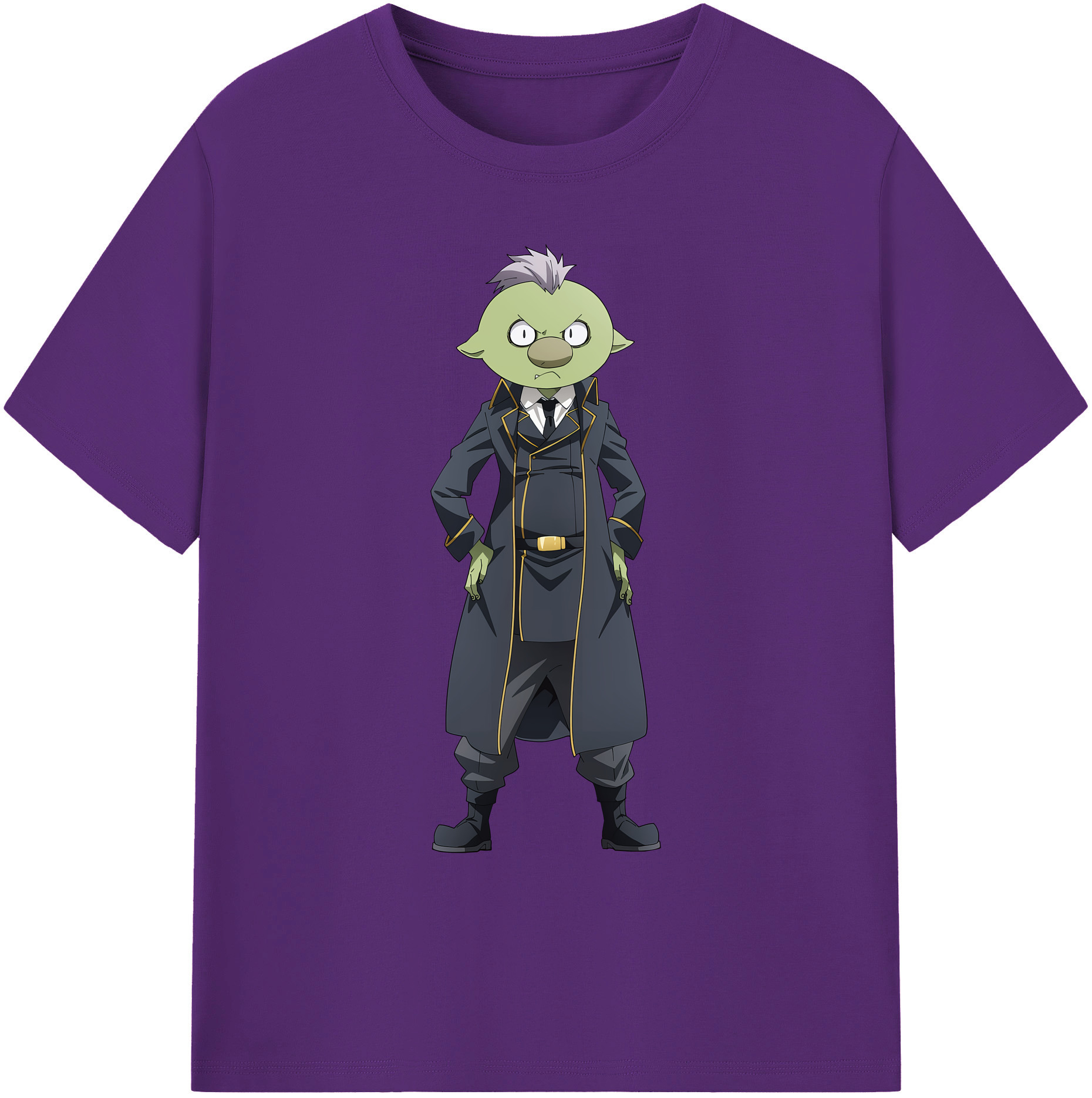 （画像用） 転スラ Regarding Reincarnated to Slime 綿100％ メンズ半袖Tシャツ｜肌触りやわらか＆通気性