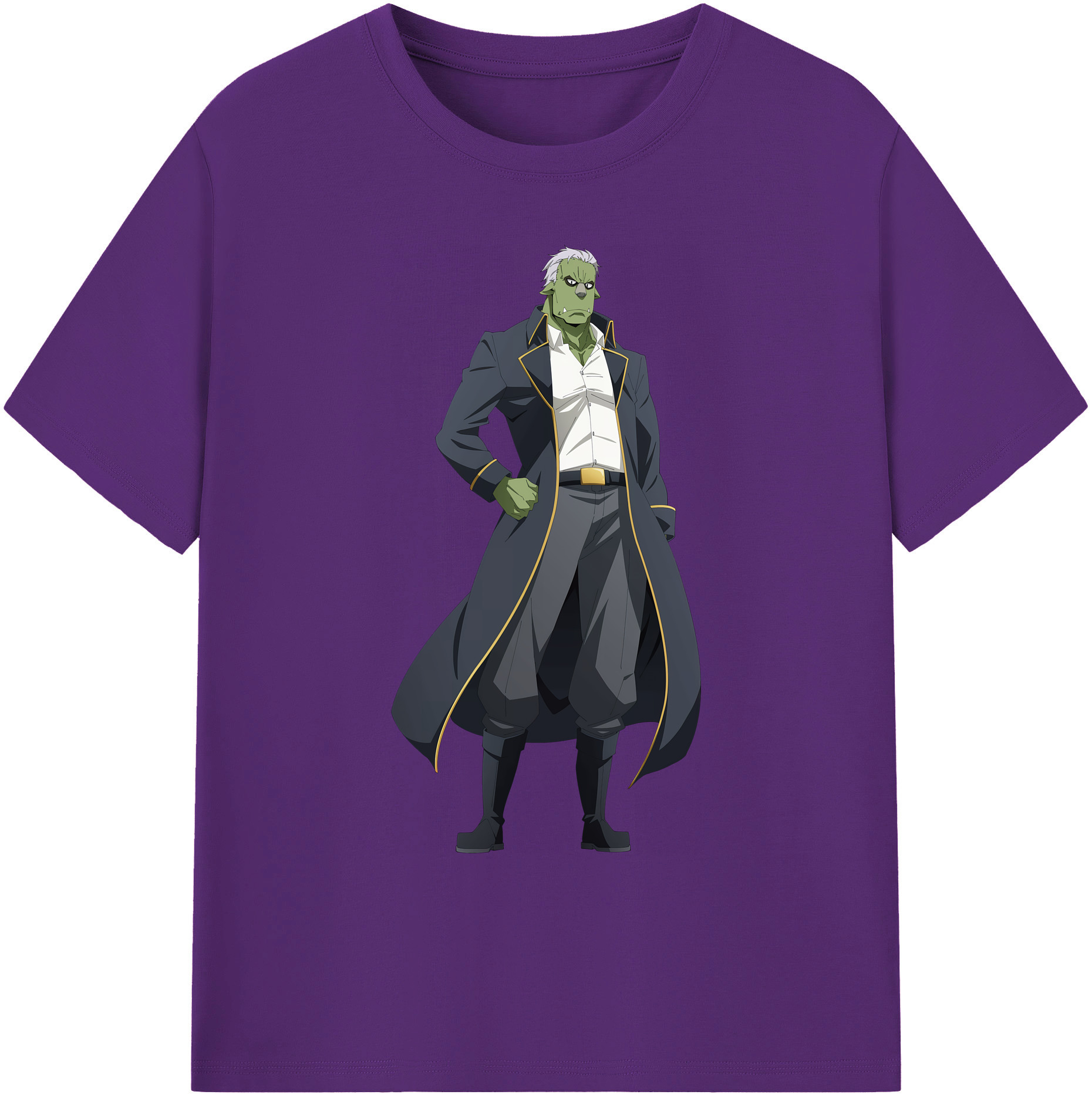 （画像用） 転スラ Regarding Reincarnated to Slime 綿100％ メンズ半袖Tシャツ｜肌触りやわらか＆通気性