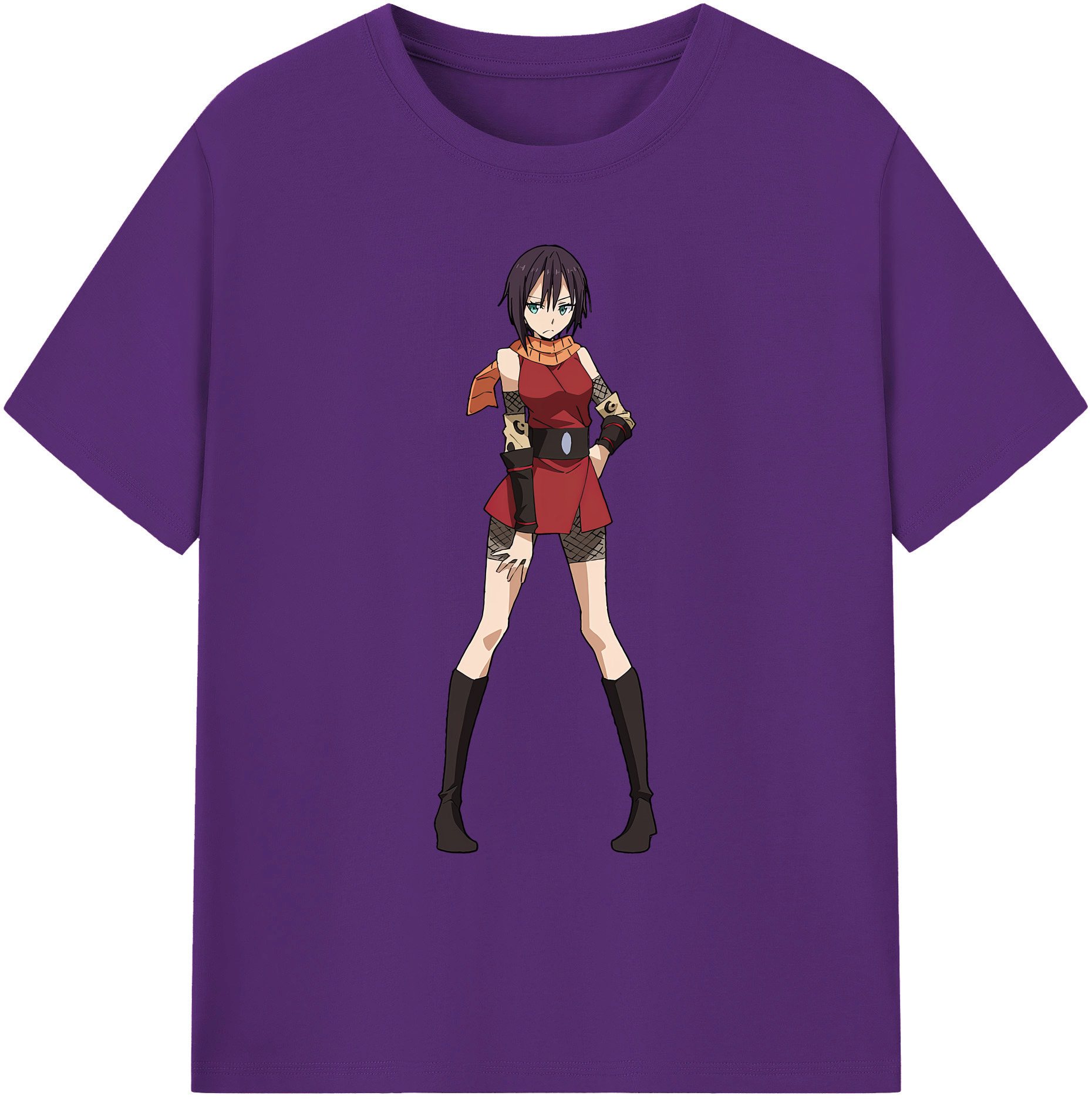 （画像用） 転スラ Regarding Reincarnated to Slime 綿100％ メンズ半袖Tシャツ｜肌触りやわらか＆通気性