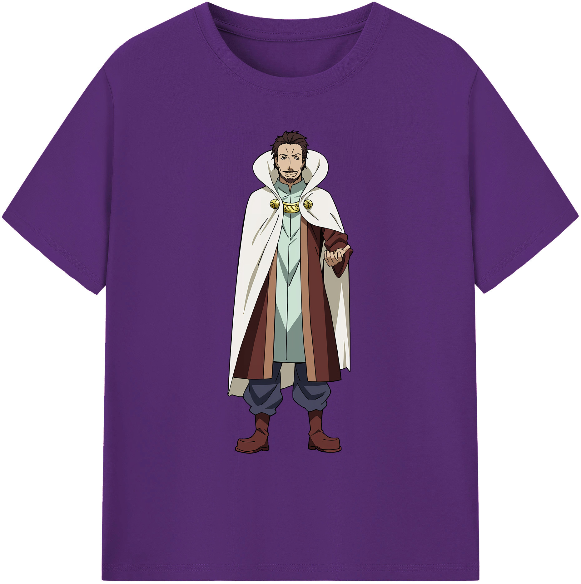（画像用） 転スラ Regarding Reincarnated to Slime 綿100％ メンズ半袖Tシャツ｜肌触りやわらか＆通気性