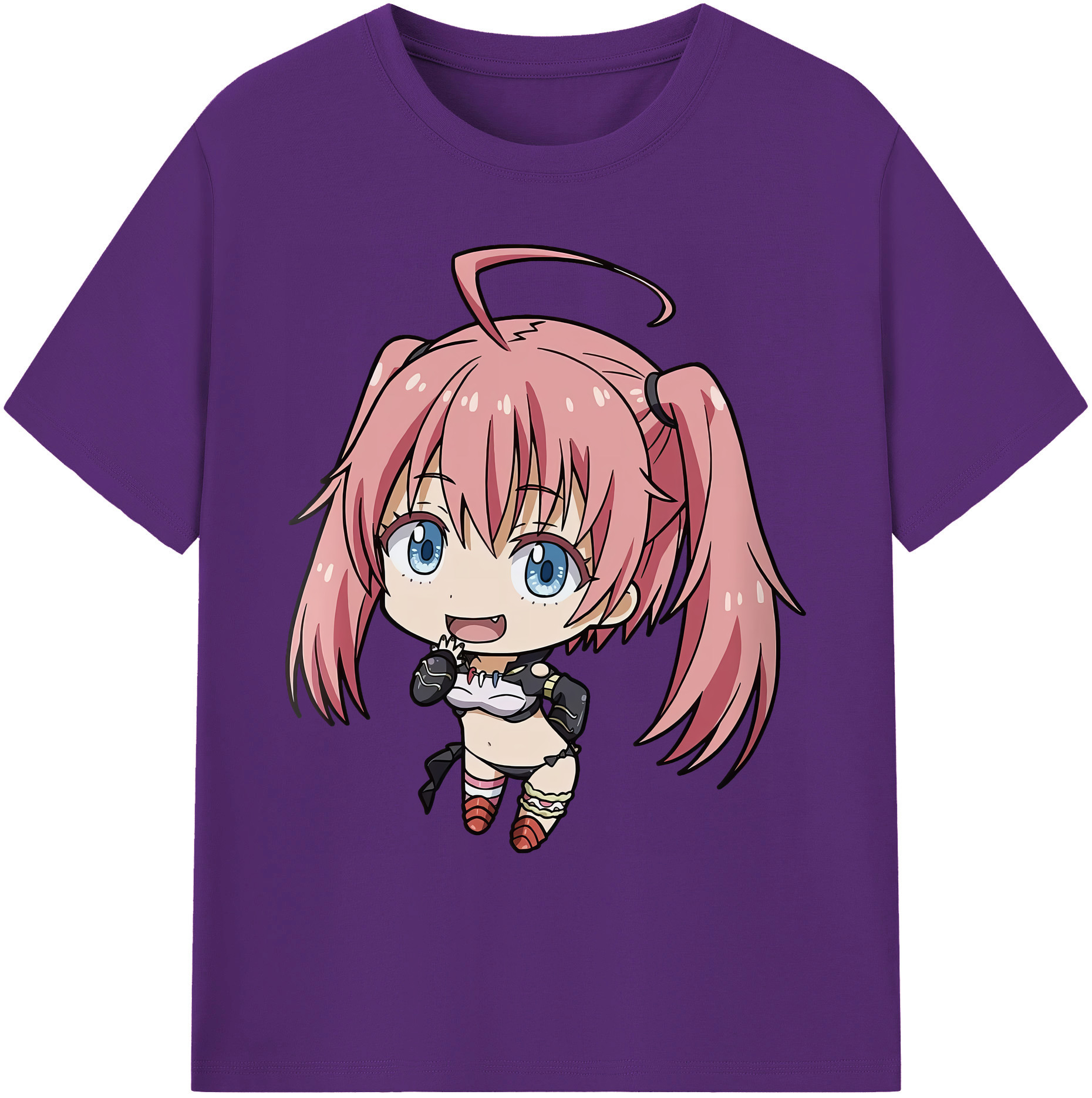 （画像用） 転スラ Regarding Reincarnated to Slime 綿100％ メンズ半袖Tシャツ｜肌触りやわらか＆通気性