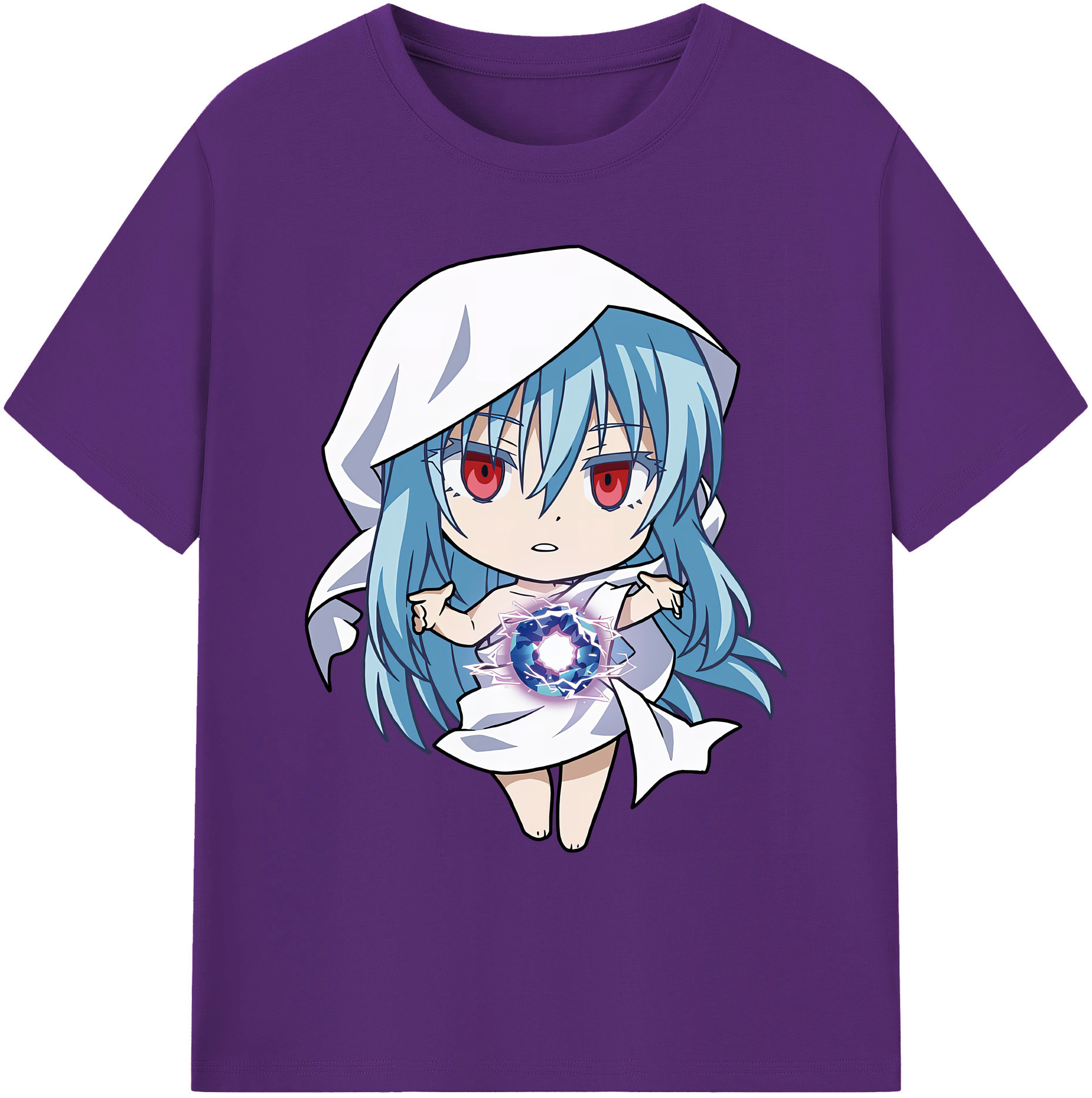 （画像用） 転スラ Regarding Reincarnated to Slime 綿100％ メンズ半袖Tシャツ｜肌触りやわらか＆通気性