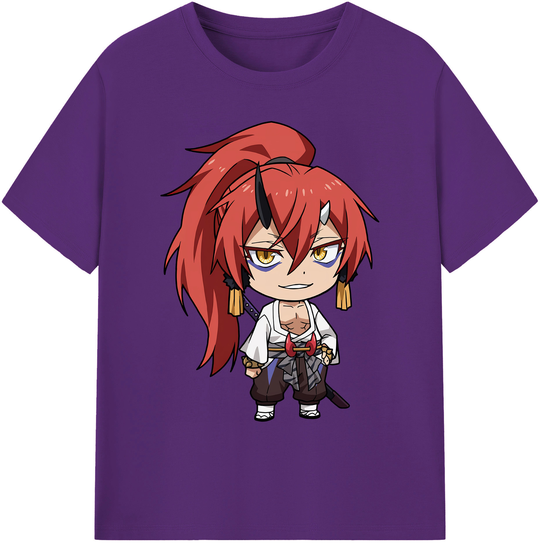 （画像用） 転スラ Regarding Reincarnated to Slime 綿100％ メンズ半袖Tシャツ｜肌触りやわらか＆通気性