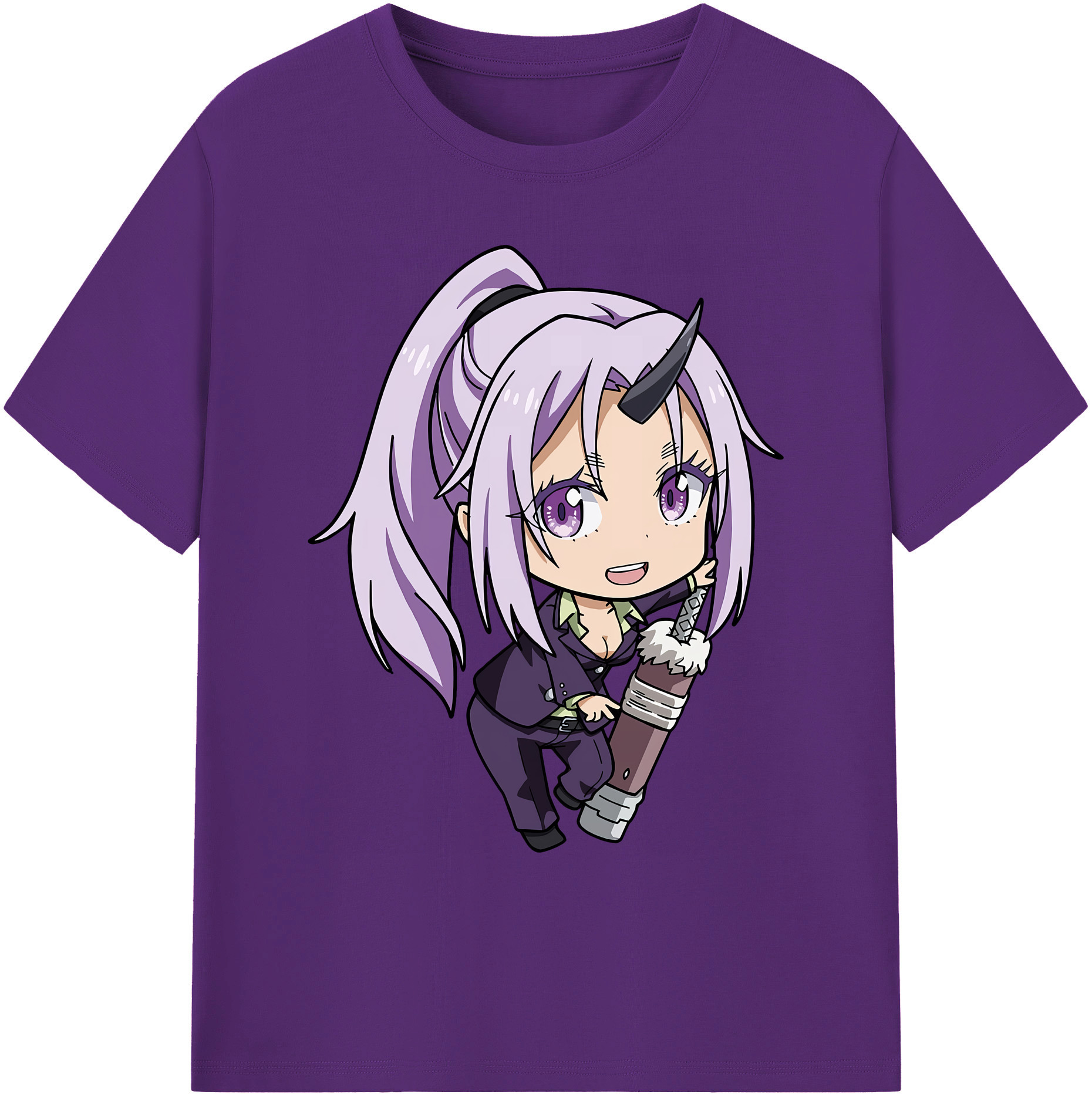 （画像用） 転スラ Regarding Reincarnated to Slime 綿100％ メンズ半袖Tシャツ｜肌触りやわらか＆通気性