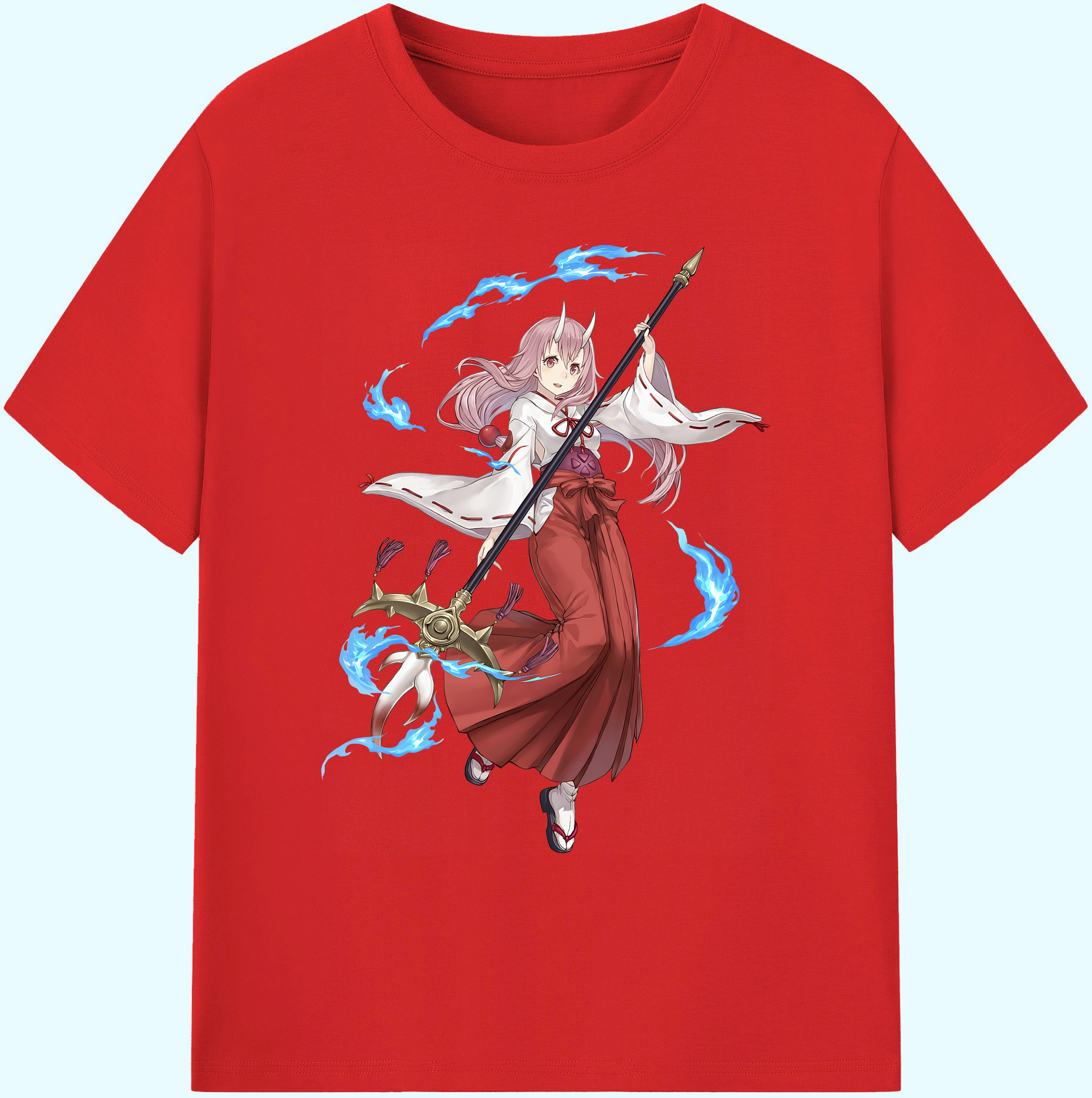 （画像用） 転スラ Regarding Reincarnated to Slime 綿100％ メンズ半袖Tシャツ｜肌触りやわらか＆通気性