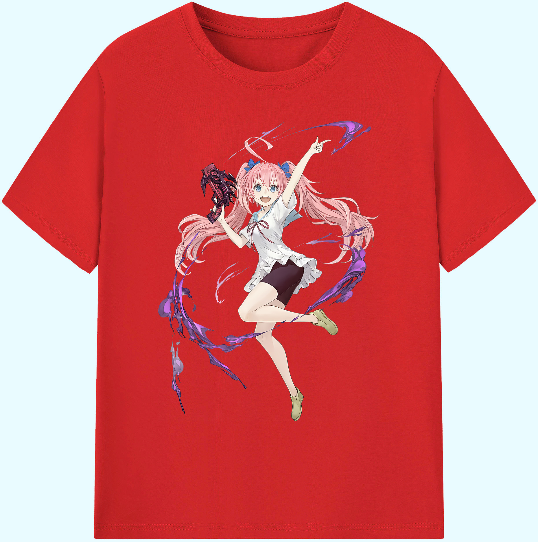（画像用） 転スラ Regarding Reincarnated to Slime 綿100％ メンズ半袖Tシャツ｜肌触りやわらか＆通気性