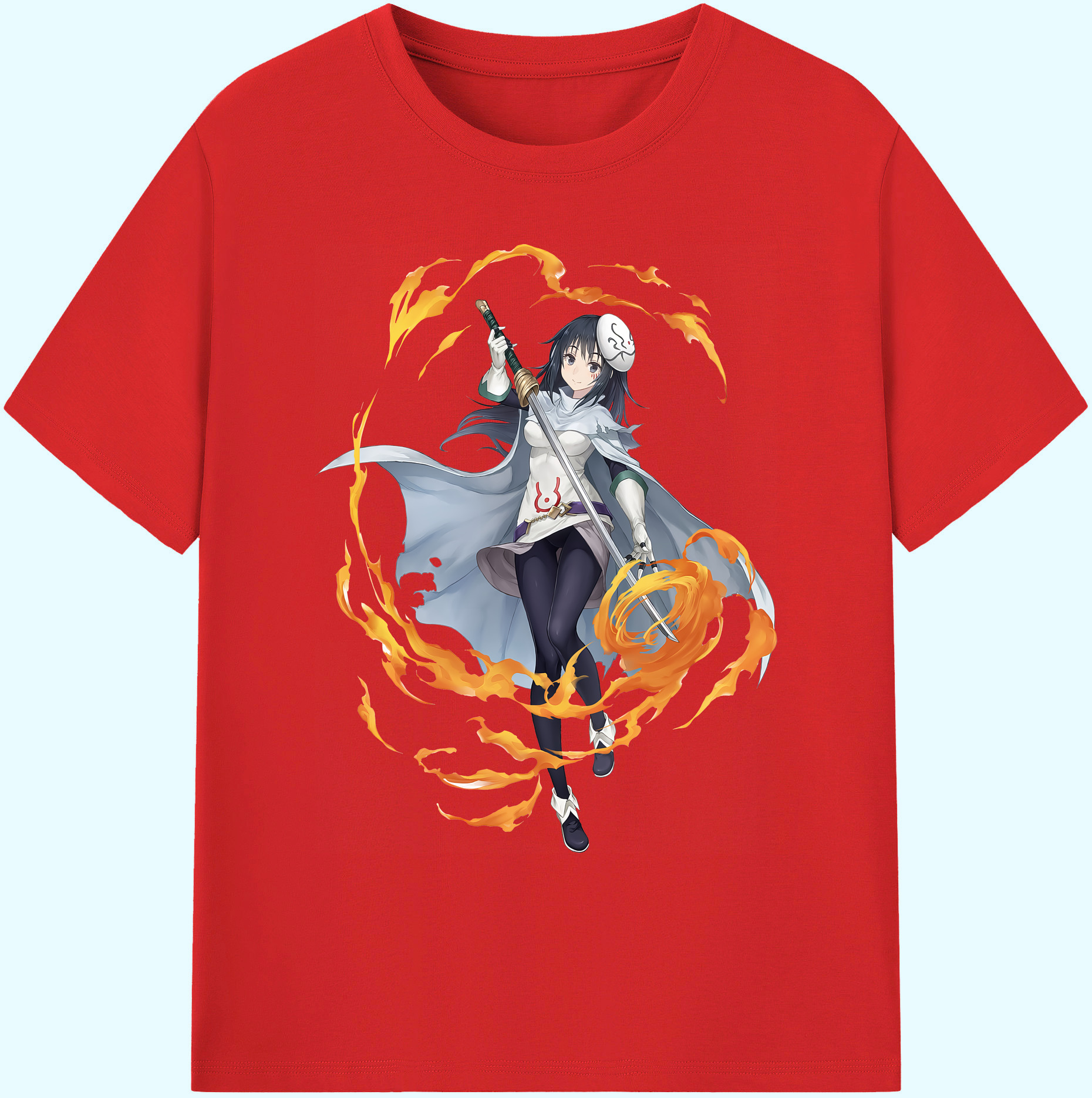 （画像用） 転スラ Regarding Reincarnated to Slime 綿100％ メンズ半袖Tシャツ｜肌触りやわらか＆通気性