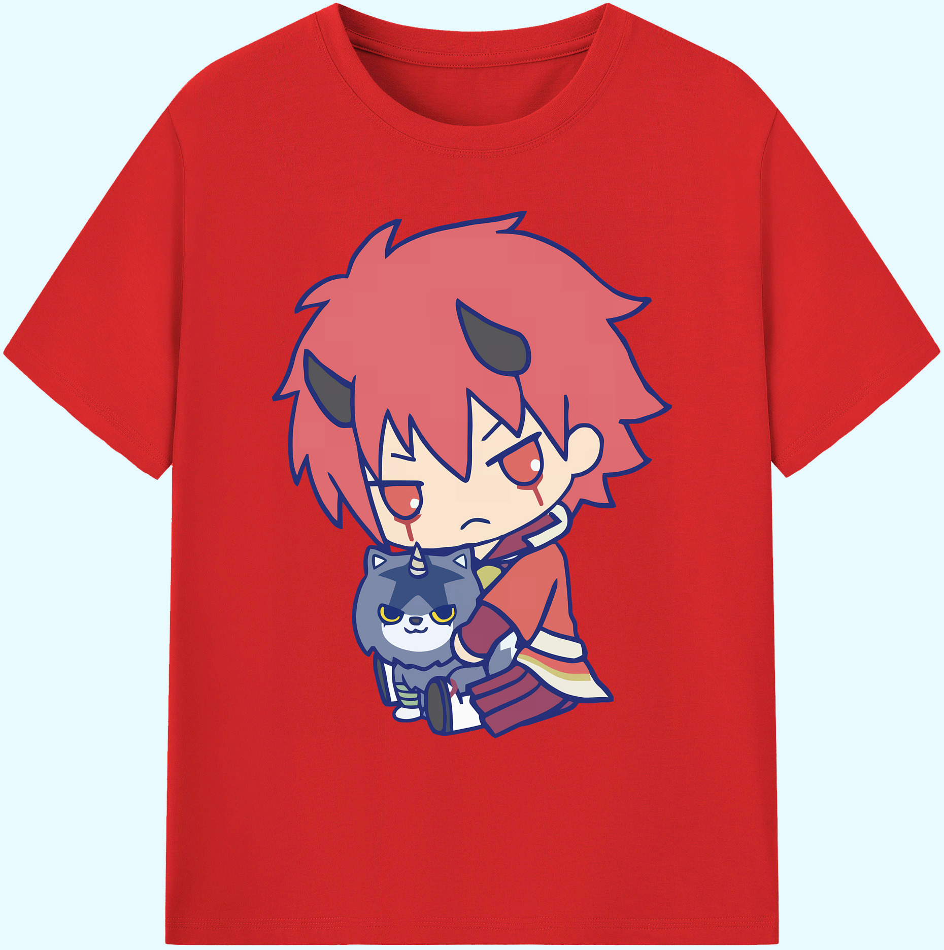 （画像用） 転スラ Regarding Reincarnated to Slime 綿100％ メンズ半袖Tシャツ｜肌触りやわらか＆通気性