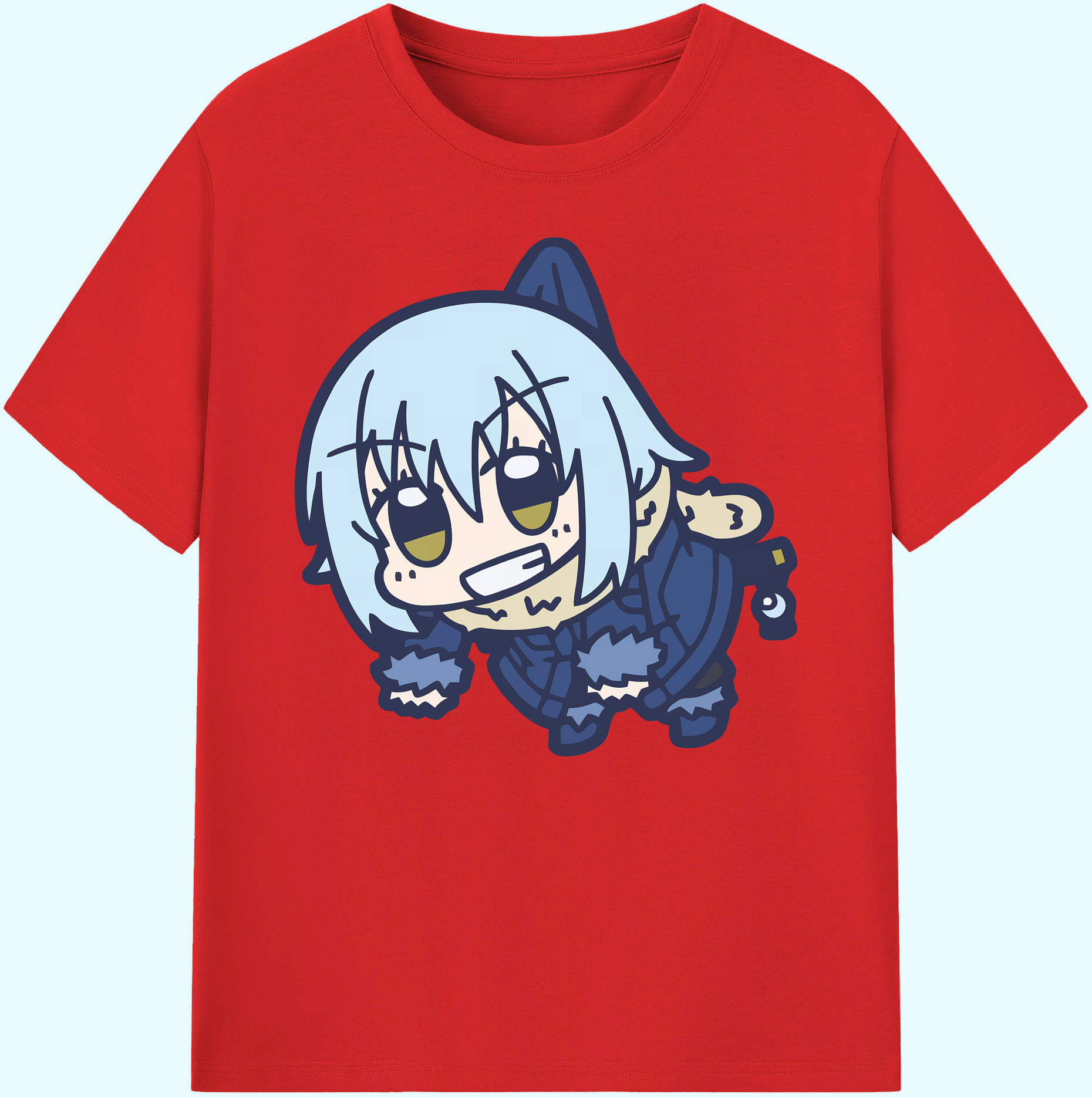 （画像用） 転スラ Regarding Reincarnated to Slime 綿100％ メンズ半袖Tシャツ｜肌触りやわらか＆通気性