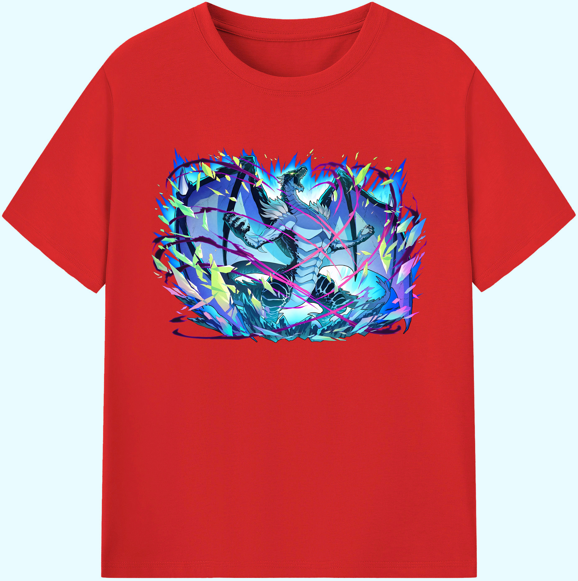 （画像用） 転スラ Regarding Reincarnated to Slime 綿100％ メンズ半袖Tシャツ｜肌触りやわらか＆通気性