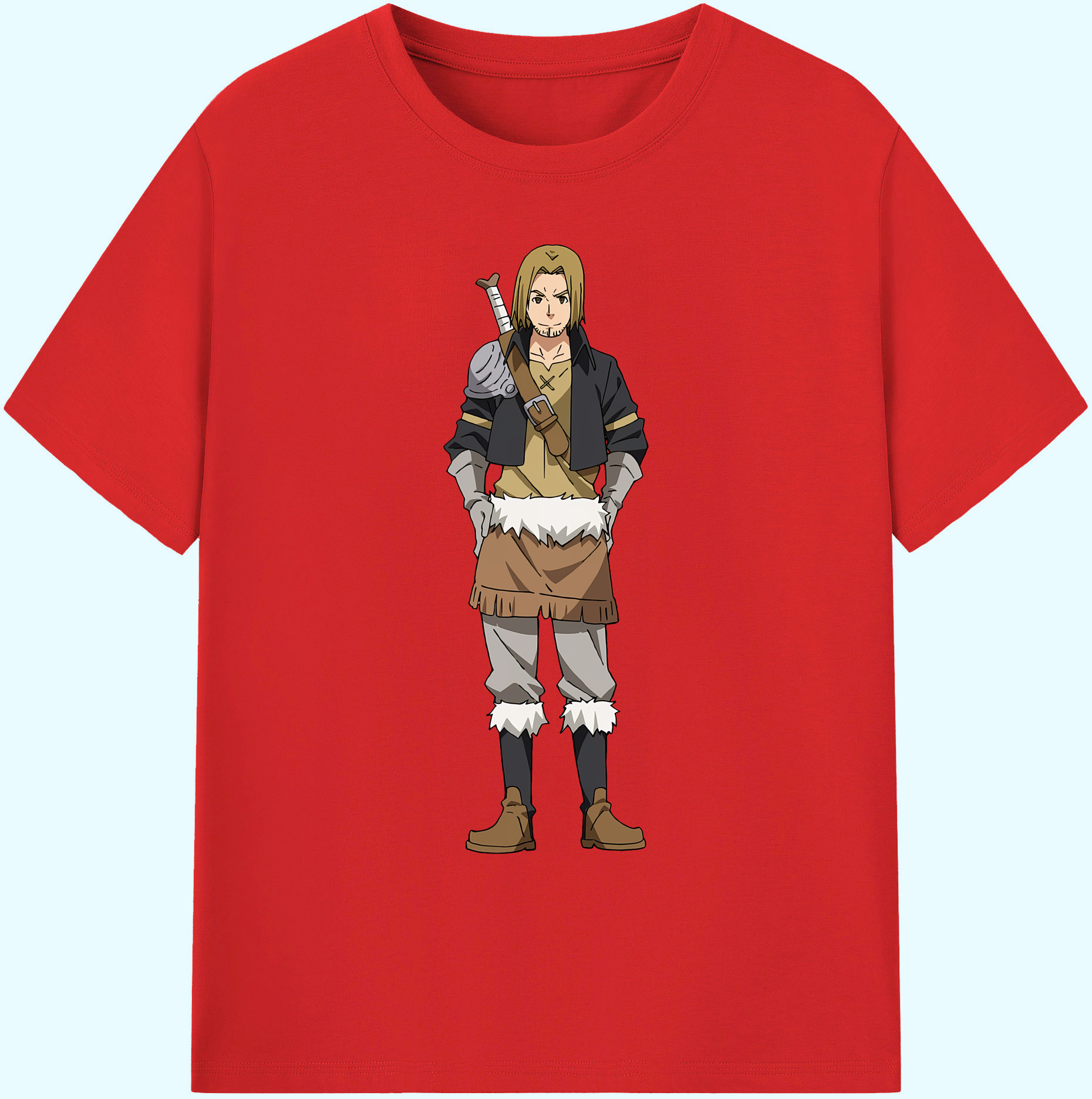 （画像用） 転スラ Regarding Reincarnated to Slime 綿100％ メンズ半袖Tシャツ｜肌触りやわらか＆通気性