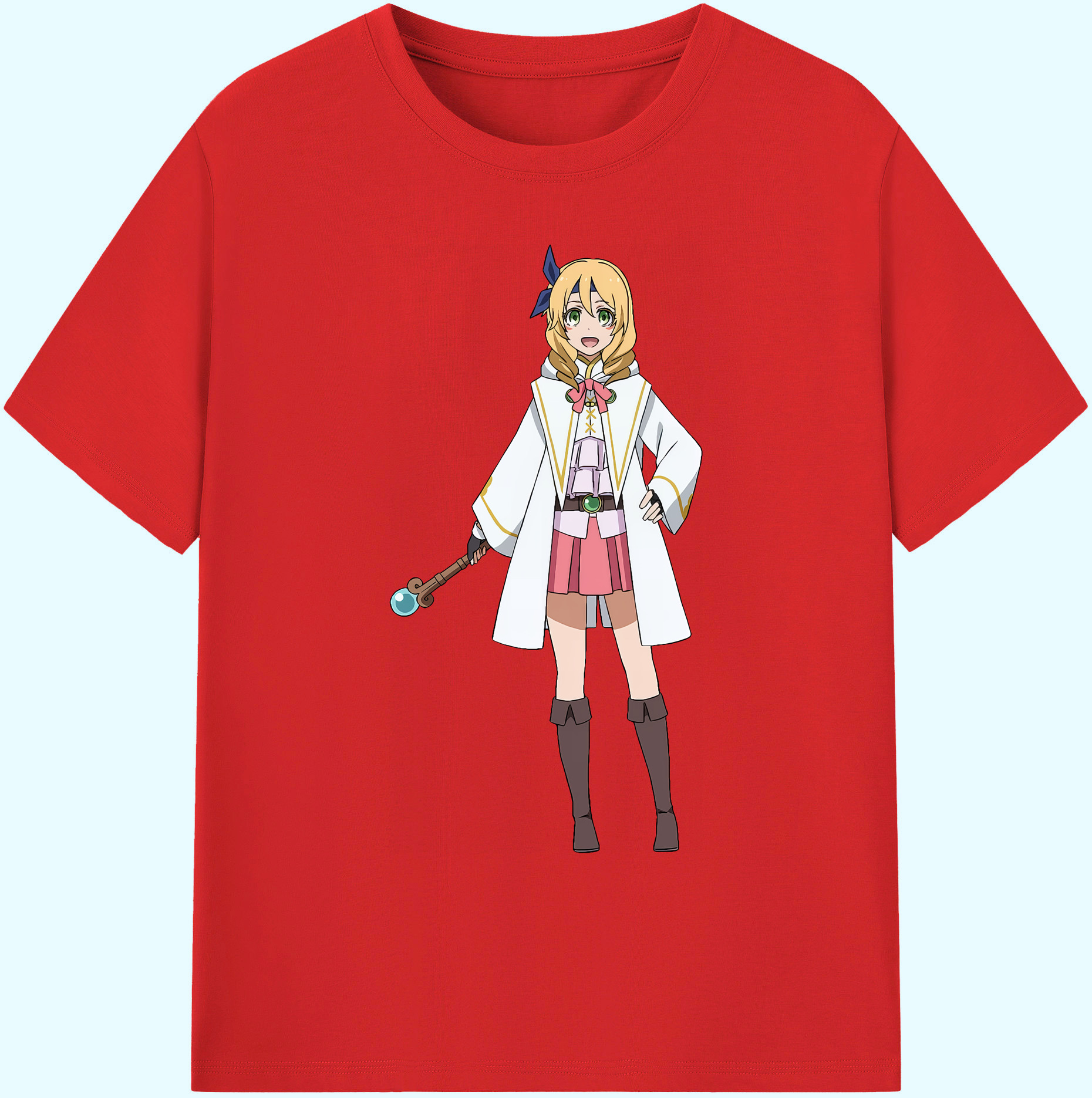 （画像用） 転スラ Regarding Reincarnated to Slime 綿100％ メンズ半袖Tシャツ｜肌触りやわらか＆通気性