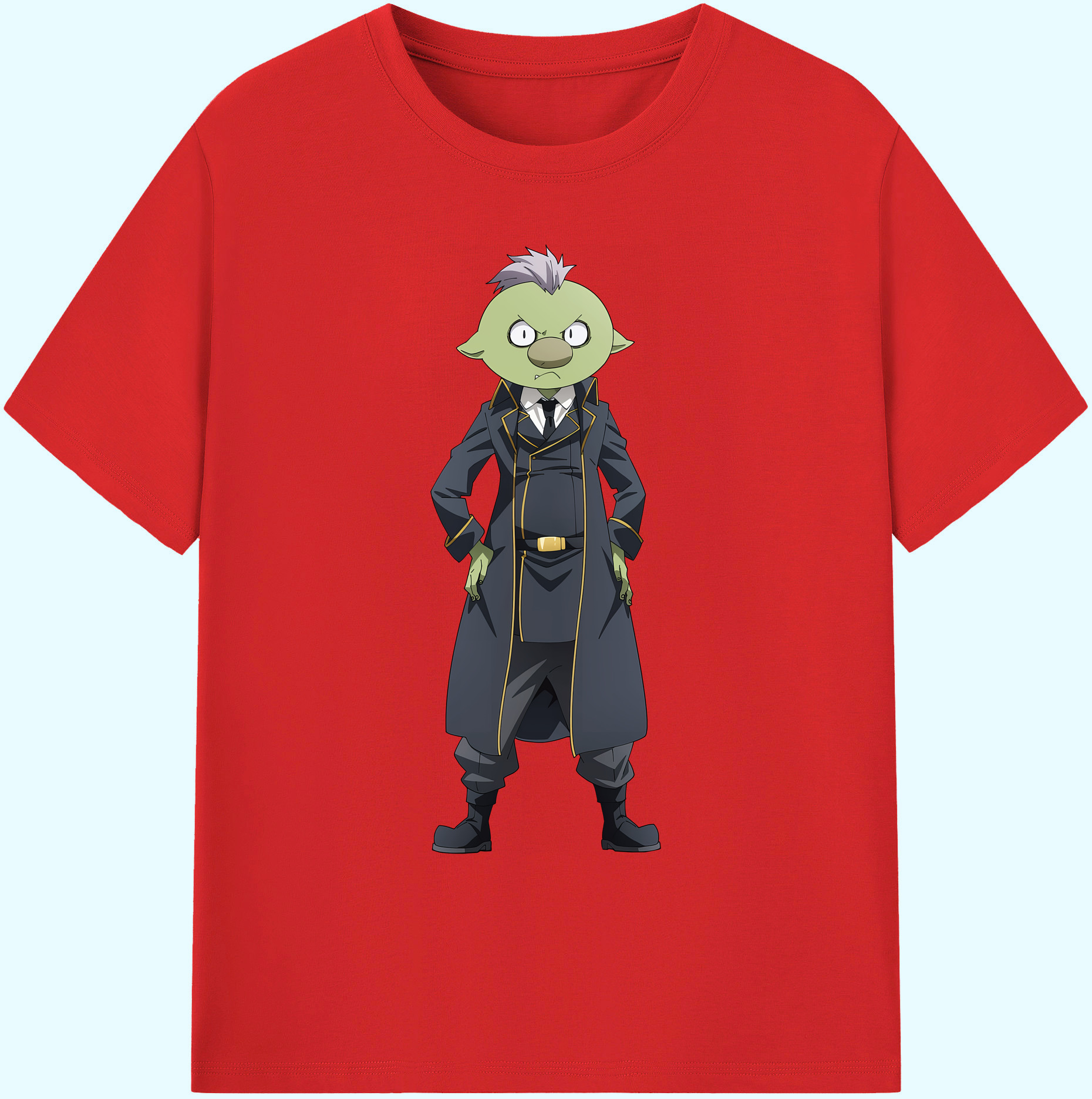 （画像用） 転スラ Regarding Reincarnated to Slime 綿100％ メンズ半袖Tシャツ｜肌触りやわらか＆通気性
