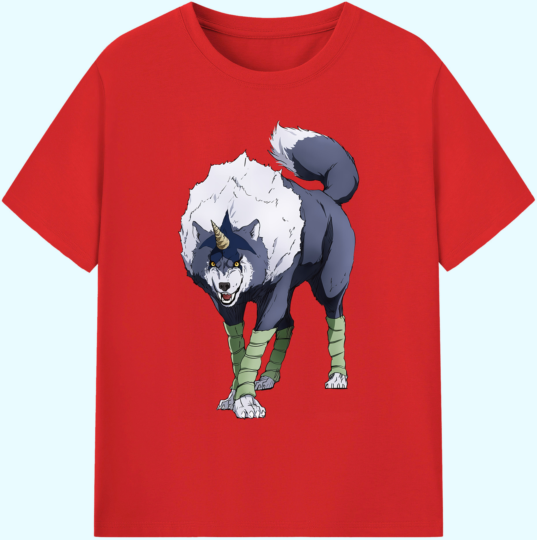 （画像用） 転スラ Regarding Reincarnated to Slime 綿100％ メンズ半袖Tシャツ｜肌触りやわらか＆通気性