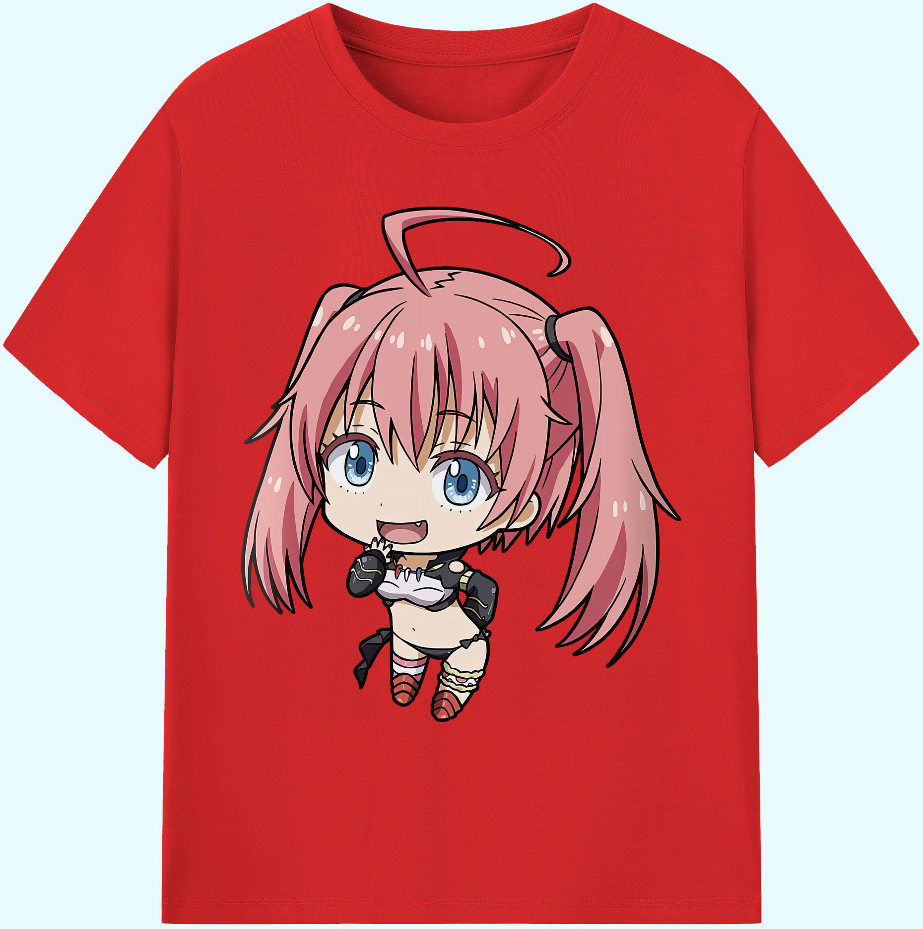 （画像用） 転スラ Regarding Reincarnated to Slime 綿100％ メンズ半袖Tシャツ｜肌触りやわらか＆通気性