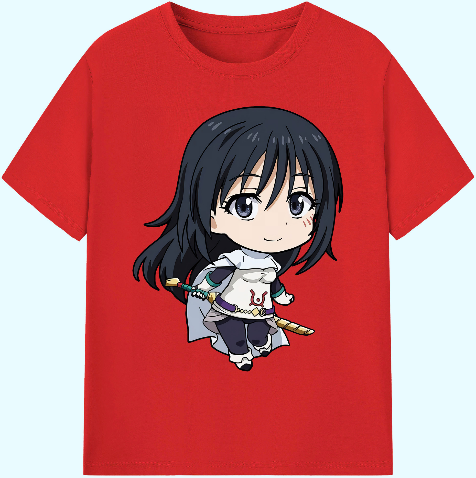 （画像用） 転スラ Regarding Reincarnated to Slime 綿100％ メンズ半袖Tシャツ｜肌触りやわらか＆通気性