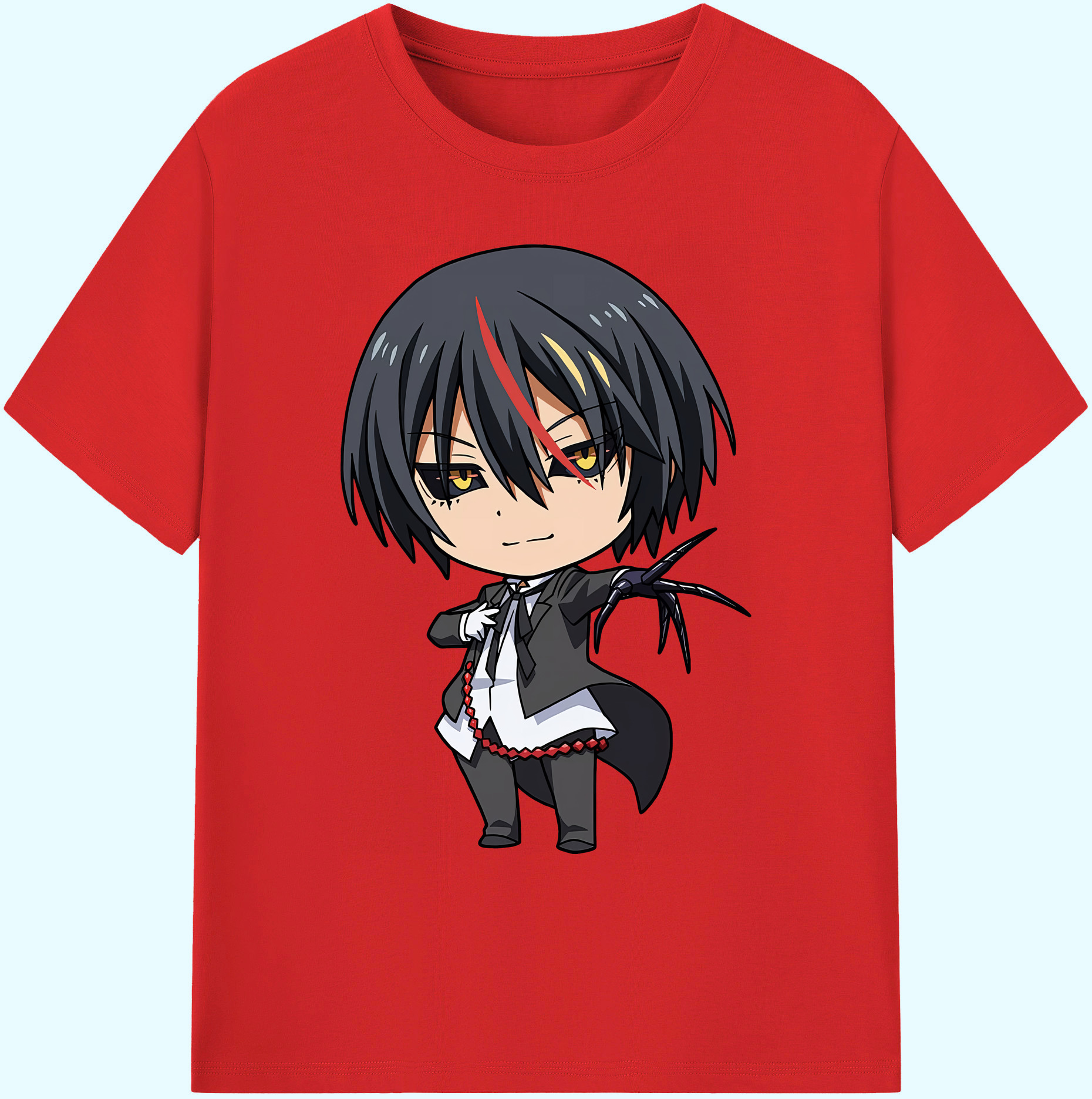 （画像用） 転スラ Regarding Reincarnated to Slime 綿100％ メンズ半袖Tシャツ｜肌触りやわらか＆通気性