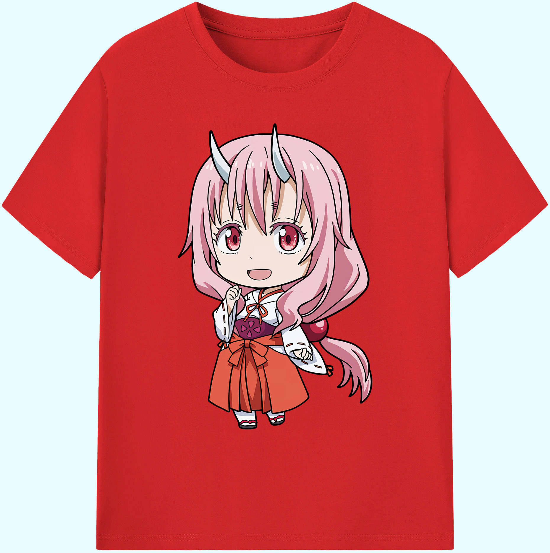 （画像用） 転スラ Regarding Reincarnated to Slime 綿100％ メンズ半袖Tシャツ｜肌触りやわらか＆通気性